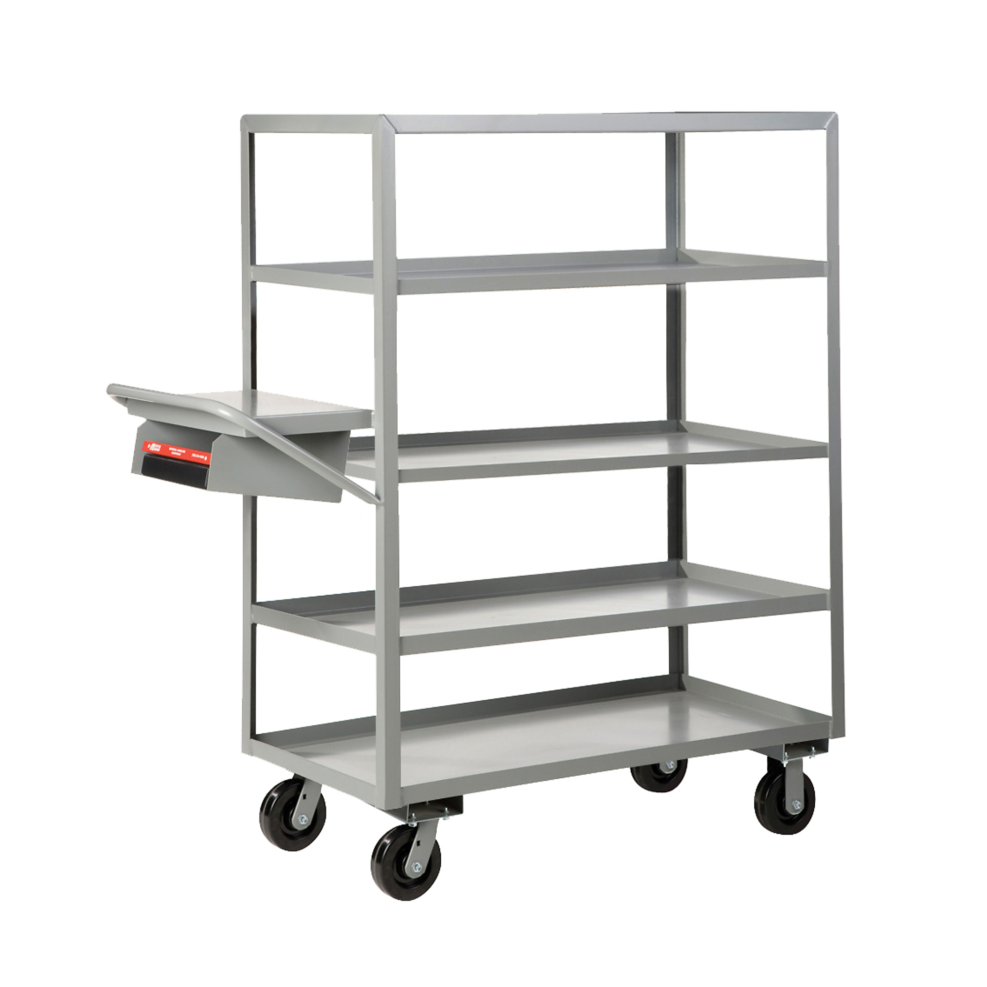 Little Giant, Multi-Shelf Order Picking Truck, 30x48, 3600 lbs, Total Capacity 3600 lb, Shelves (qty.) 5, Material Carbon Steel, Model 5ML-3048-6PH-