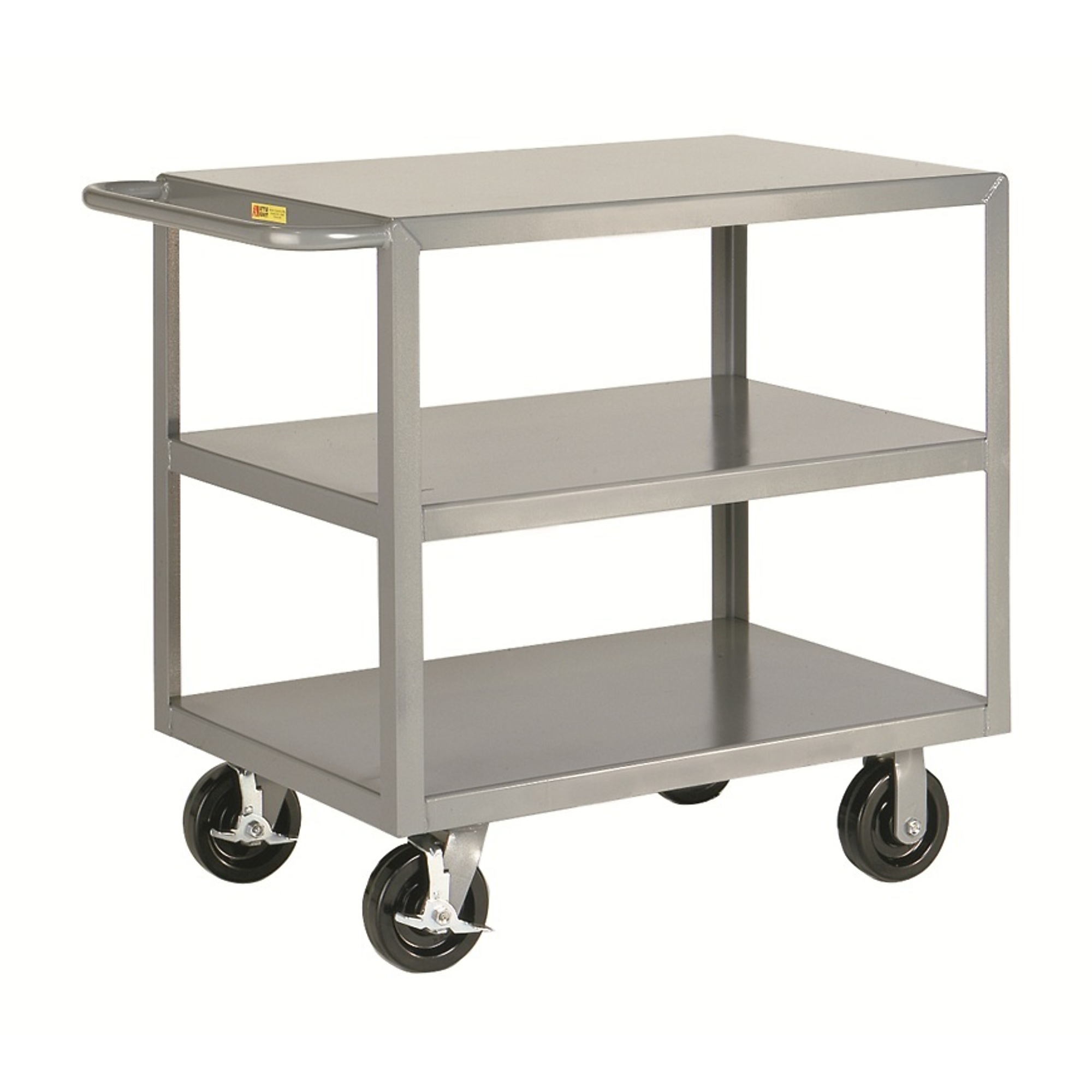 Little Giant, Heavy-Duty Shelf Truck, 30x60, 3600 lbs, Total Capacity 3600 lb, Shelves (qty.) 3, Material Carbon Steel, Model 3G-3060-6PHBK