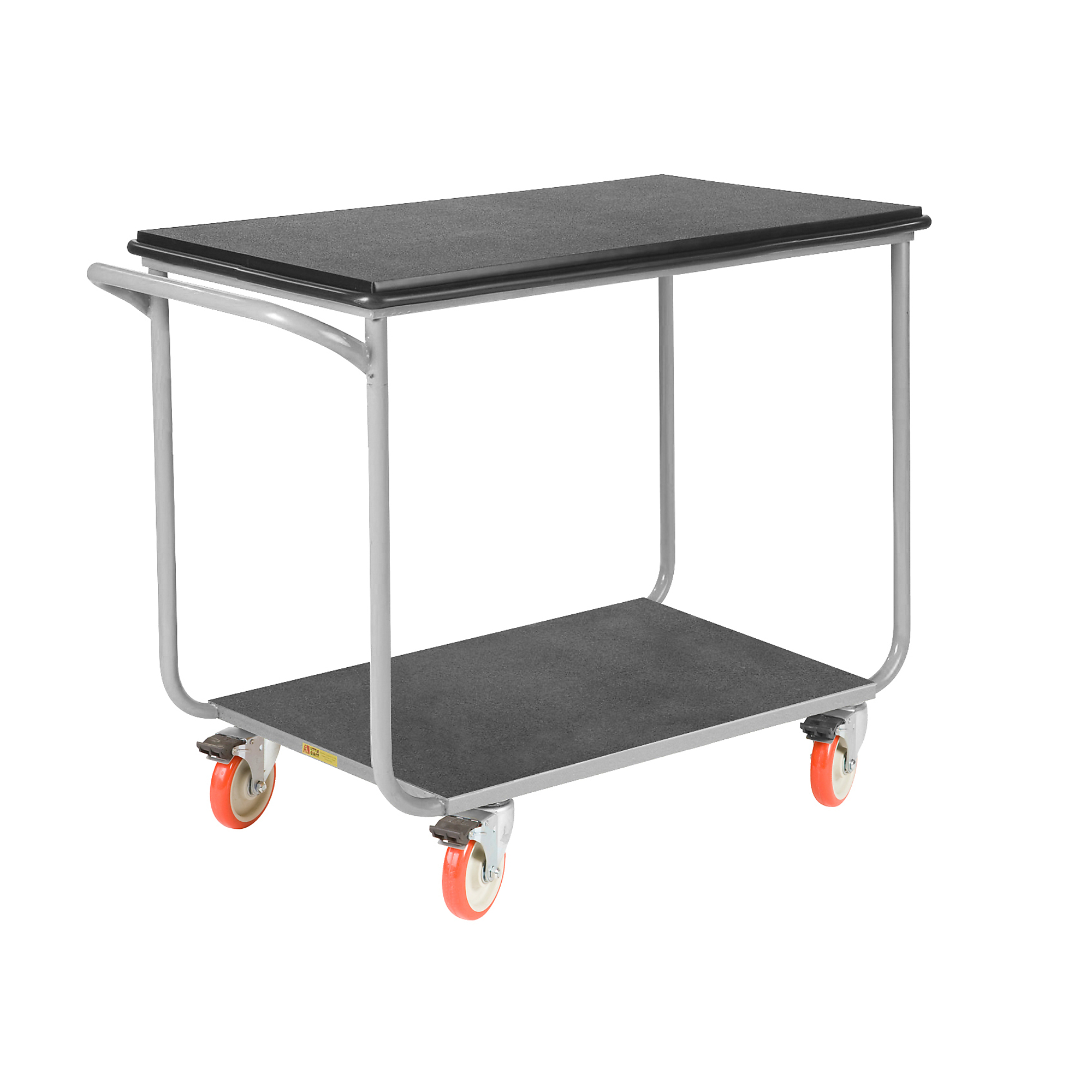 Little Giant, Mobile Instrument Cart, 24x36, 1000 lbs, Total Capacity 1000 lb, Shelves (qty.) 2, Material Carbon Steel, Model MIC-2436-5TL