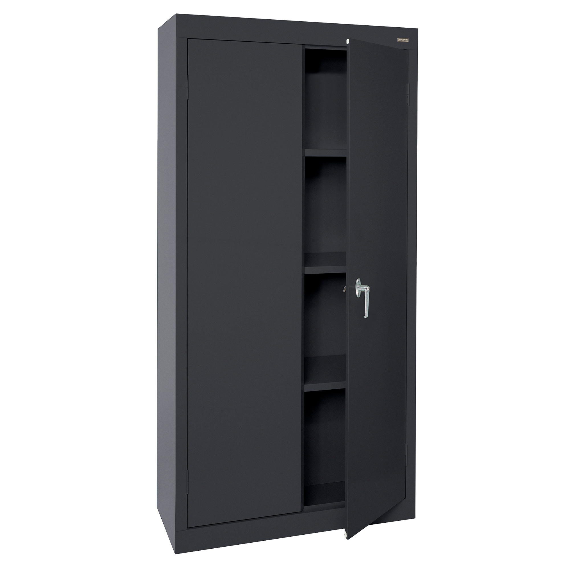 Sandusky, Value Line Cabinet 30x18x66 Black, Height 66 in, Width 30 in, Color Black, Model - Sandusky Lee VF31301866-09