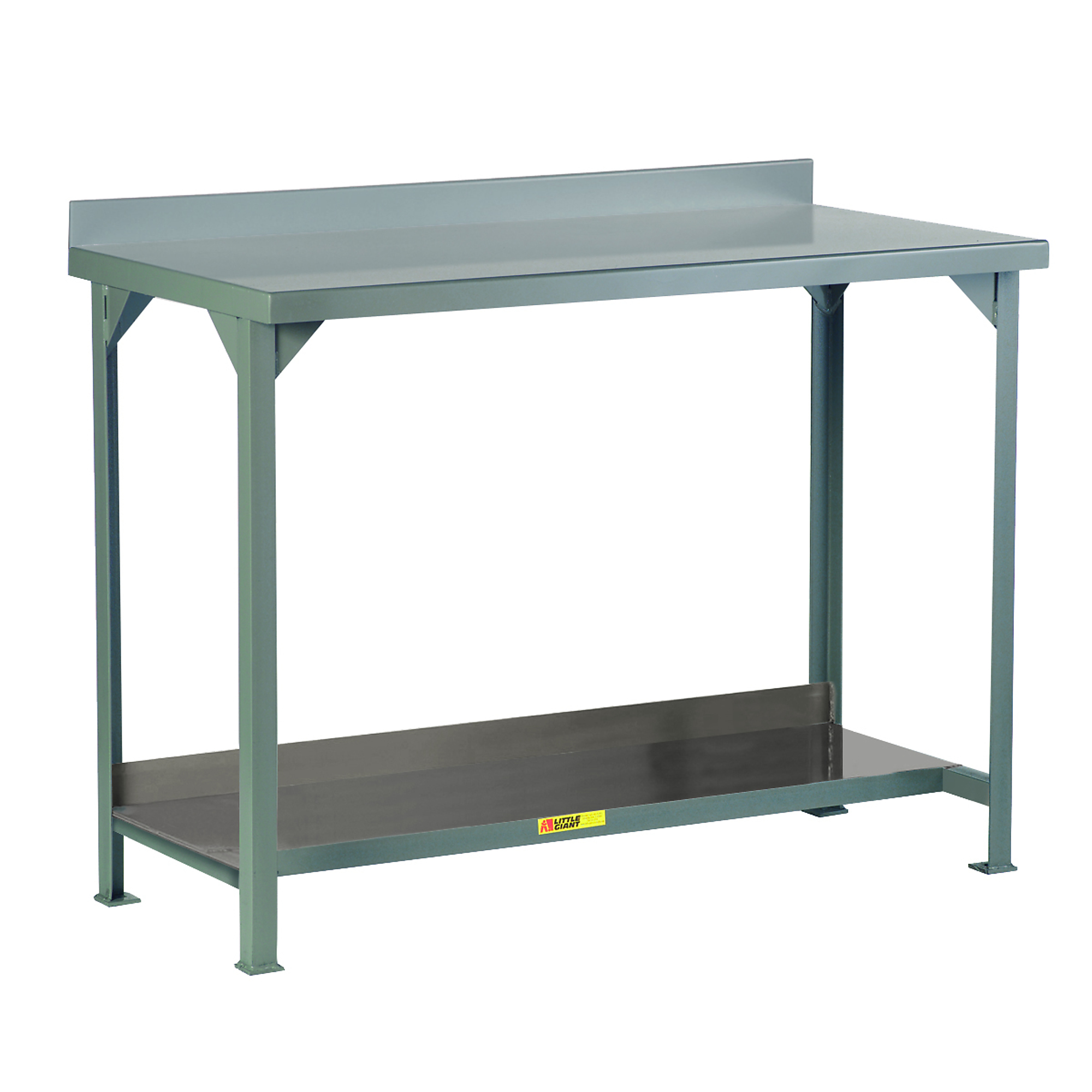 Little Giant, Welded Workbench, 4000lb, 36x72, Retaining Lips, Width 72 in, Depth 36 in, Height 36 in, Model WSB2-3672-36