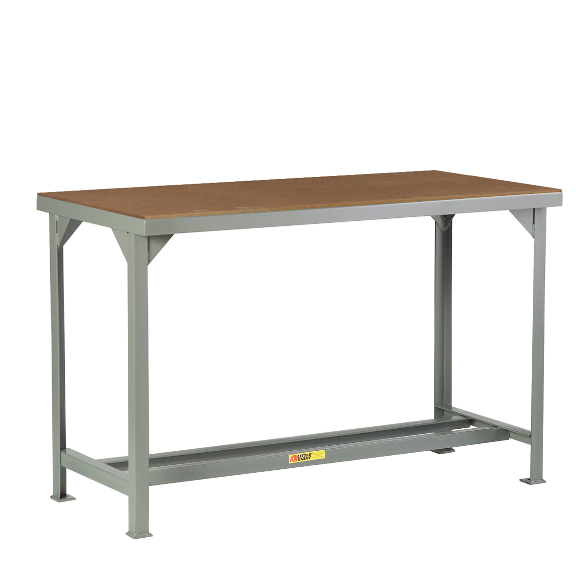 Little Giant, Welded Workbenches, 24Inchx48Inch, Hardboard, 5000 lb, Width 48 in, Depth 24 in, Height 36 in, Model WSH1-2448-36