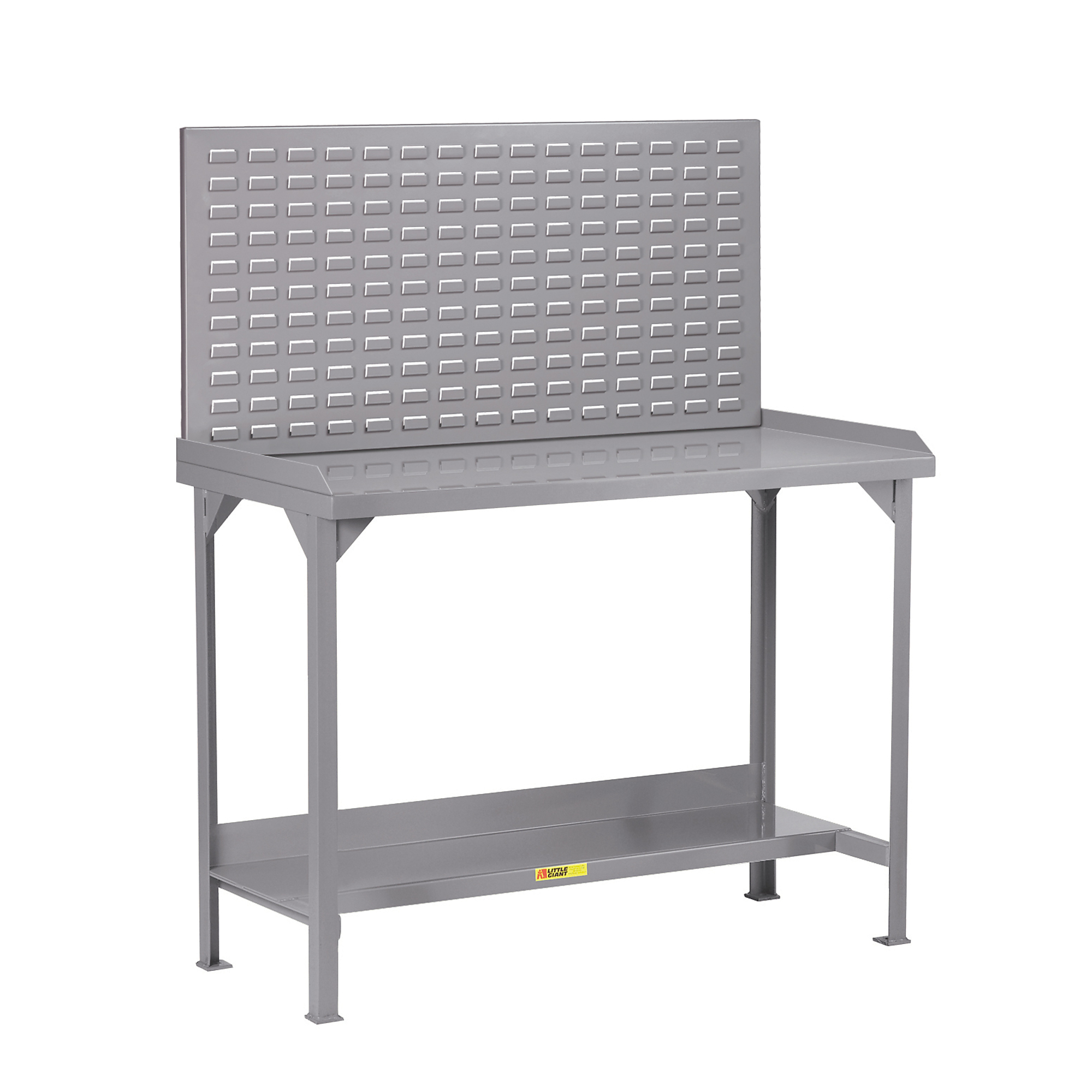 Little Giant, Workbench, 4500lb, 30x60, Lips, Louvered Panel, Width 60 in, Depth 30 in, Height 60 in, Model WSL2-3060-36-LP