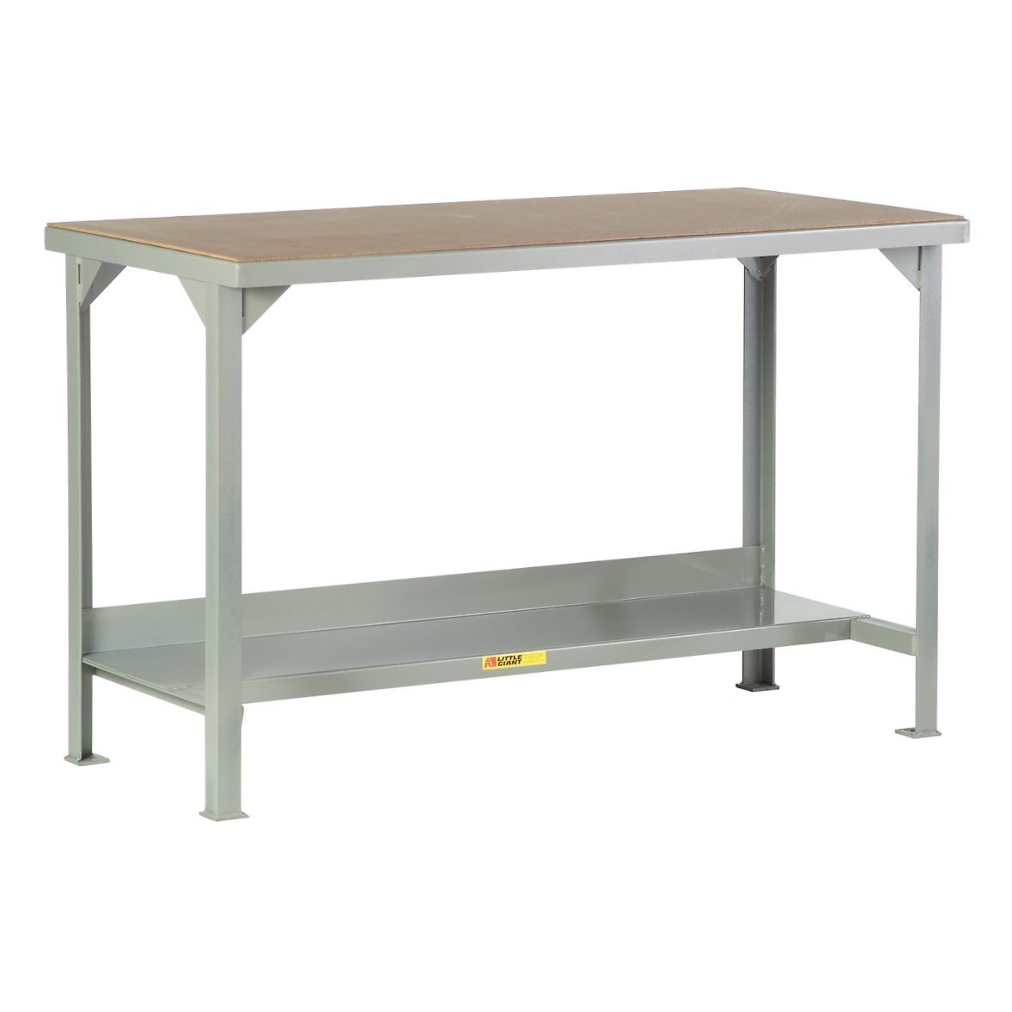 Little Giant, Welded Workbenches, 24Inchx48Inch, Hardboard, 5000 lb, Width 48 in, Depth 24 in, Height 36 in, Model WSH2-2448-36