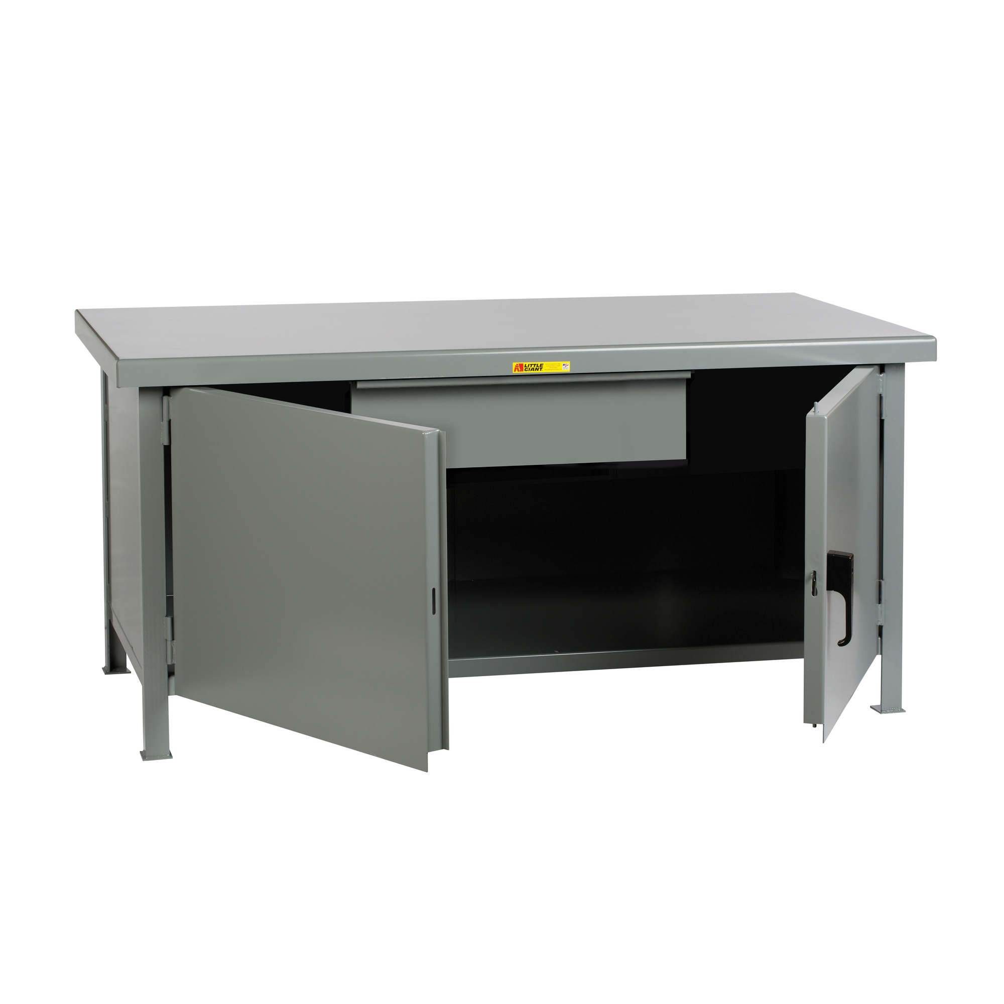 Little Giant, Heavy-Duty Cabinet Workbench, 30x48, 10,000 lbs, Width 48 in, Depth 30 in, Height 34 in, Model WWC-3048-HD