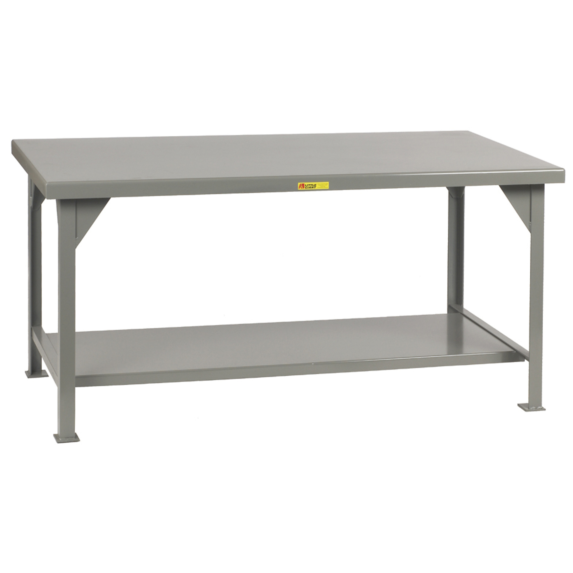 Little Giant, Heavy-Duty Workbenches, 10,000 lbs., Fixed Height, Width 72 in, Depth 30 in, Height 34 in, Model WW-3072