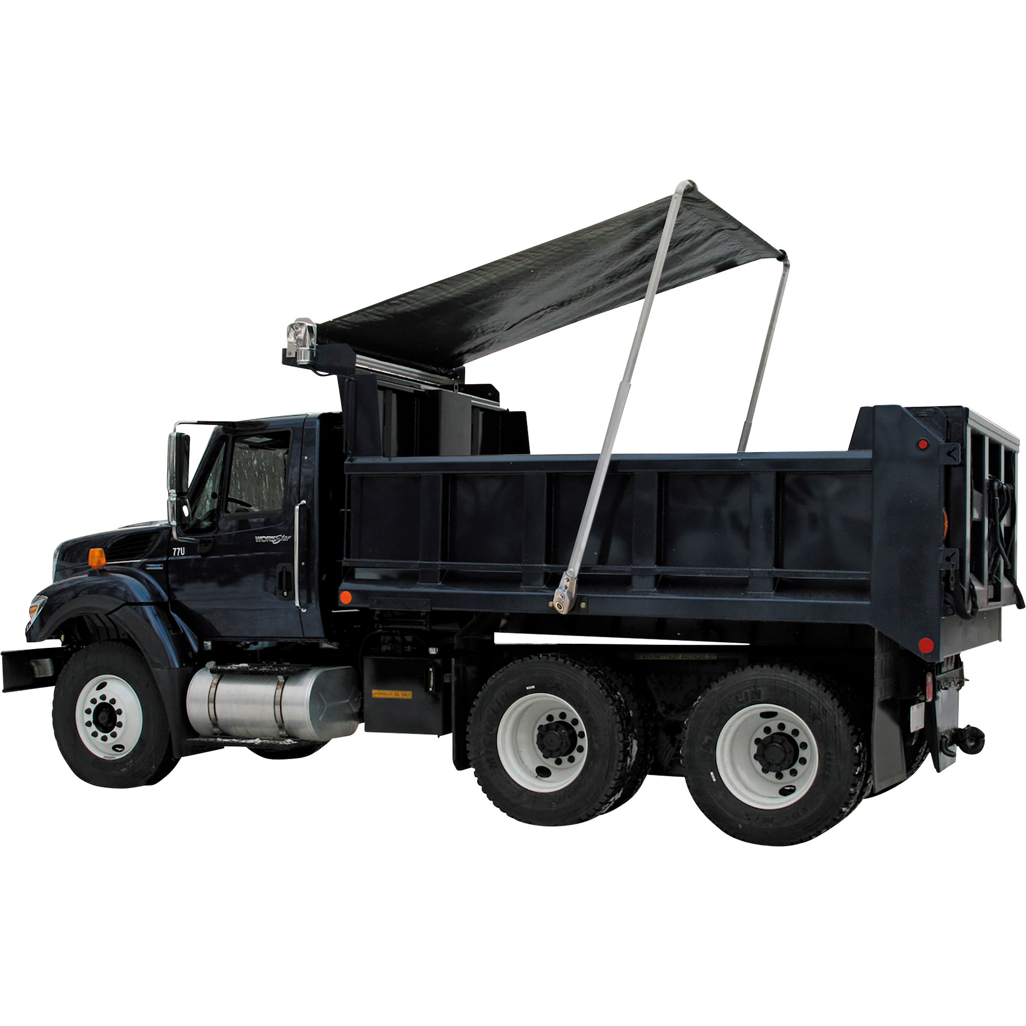 Buyers Products, 5-Spring Side Mount Tarp System for 14-23ft. Dump Bodies, Tarp Length 23 ft, Model# 5545000