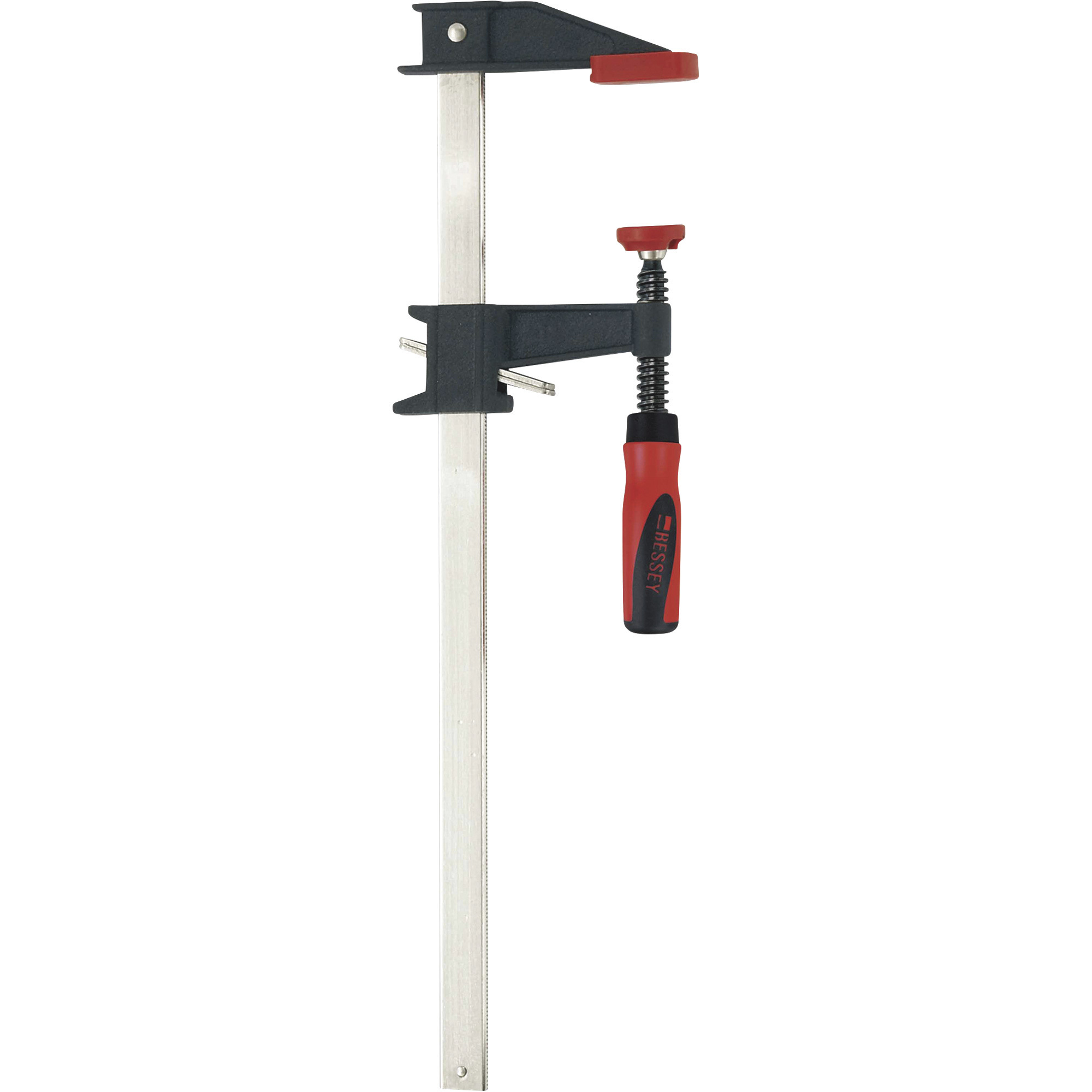 Bessey 12Inch Clutch Style Bar Clamp, 1,100-Lb. Clamping Pressure, 3 1/2Inch Throat Depth, Model GSCC3.512+2K