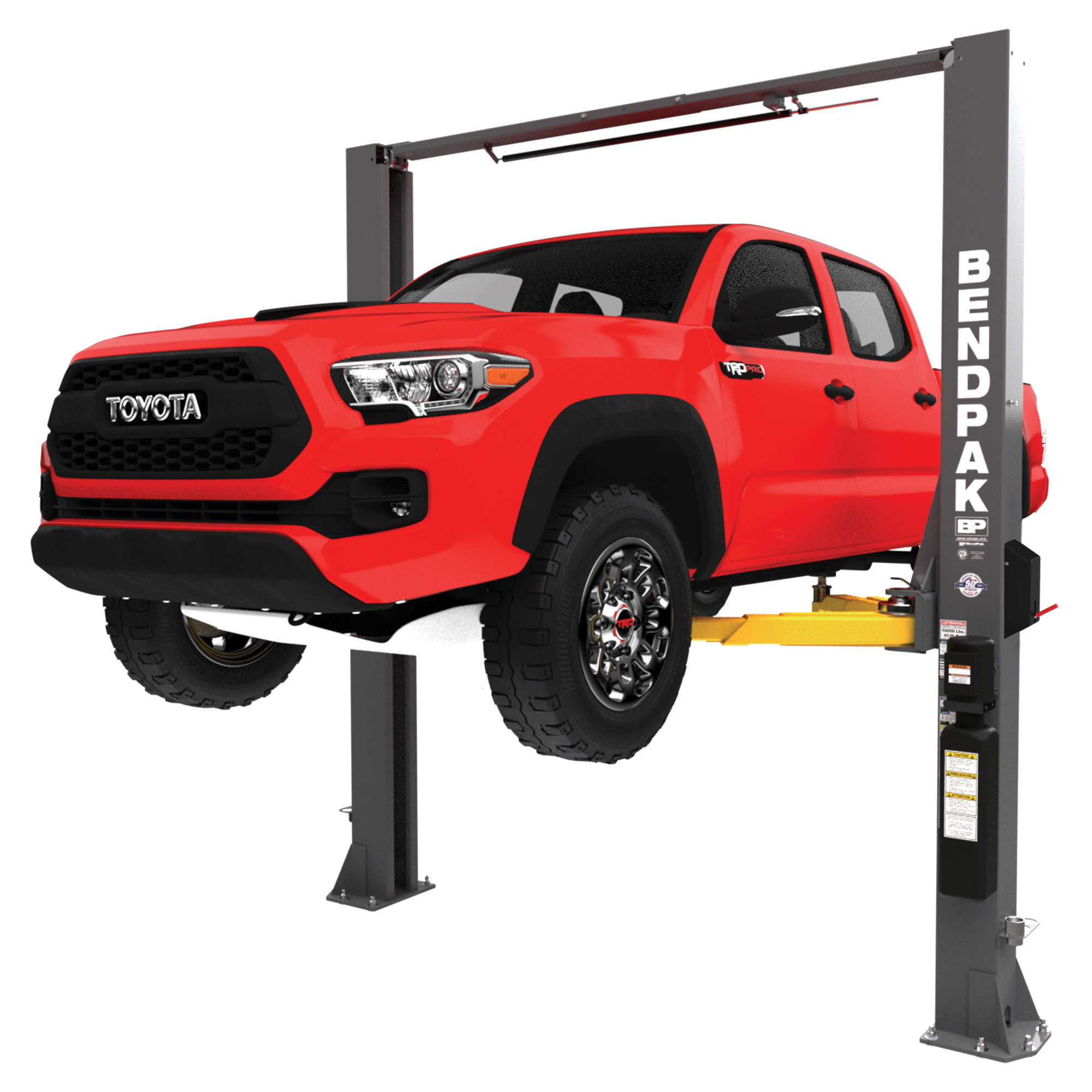 BendPak, 10000-lb. Capacity 145Inch Overall Height, Capacity 10000 lb, Max. Rise 6 ft, Horsepower 3 HP, Model 10AP