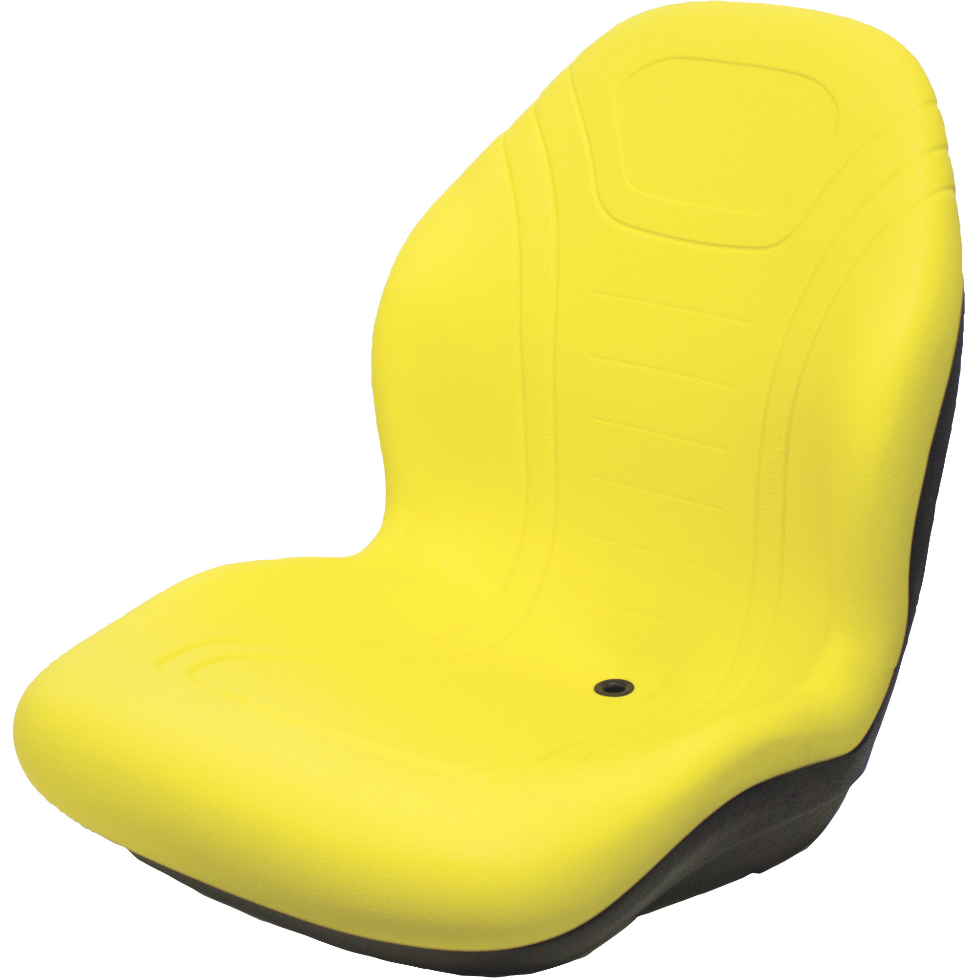 Milsco XB200 Highback Lawn/Garden/Industrial Tractor Seat, Yellow, 19Inch W x 24Inch D x 21Inch H