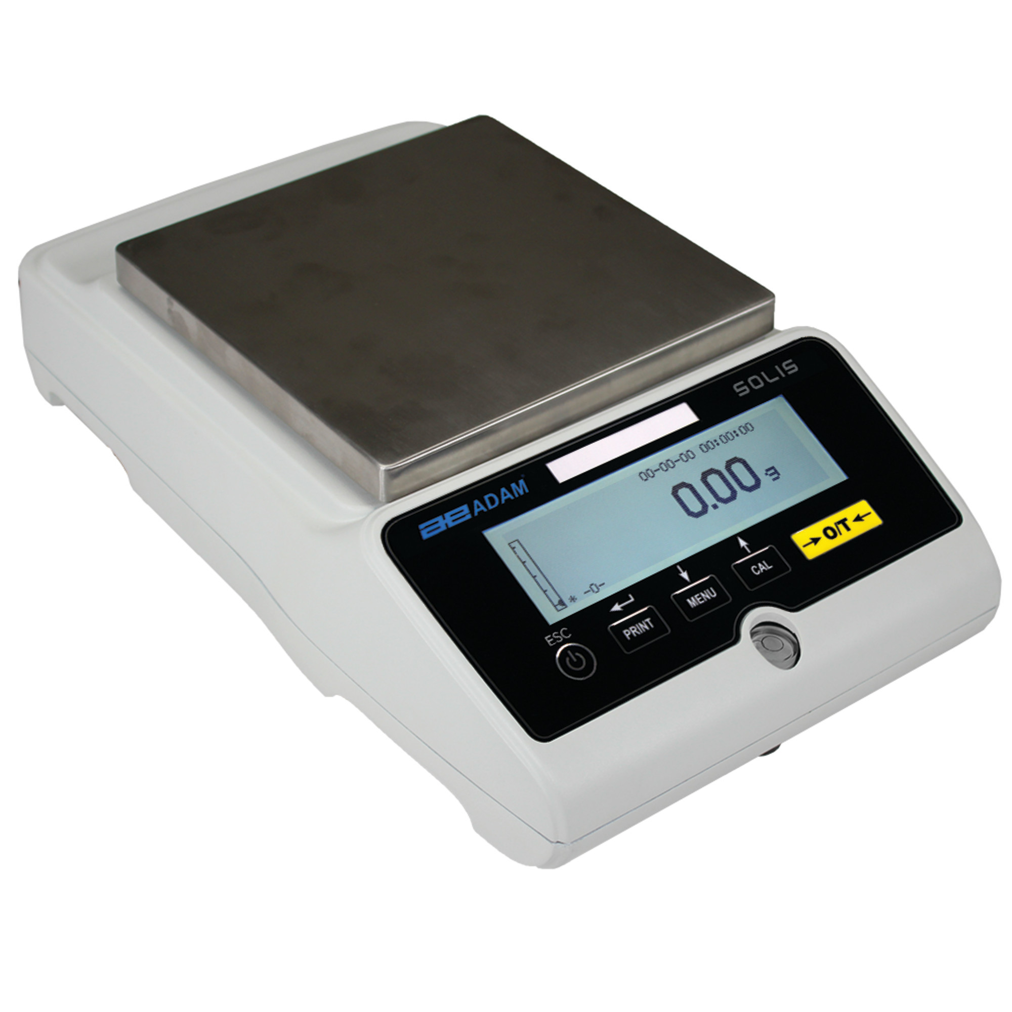 Adam Equipment, Solis Precision Balance 6200g x 0.01g, Platform Length 7.3 in, Platform Width 7.3 in, Model STB 6202E