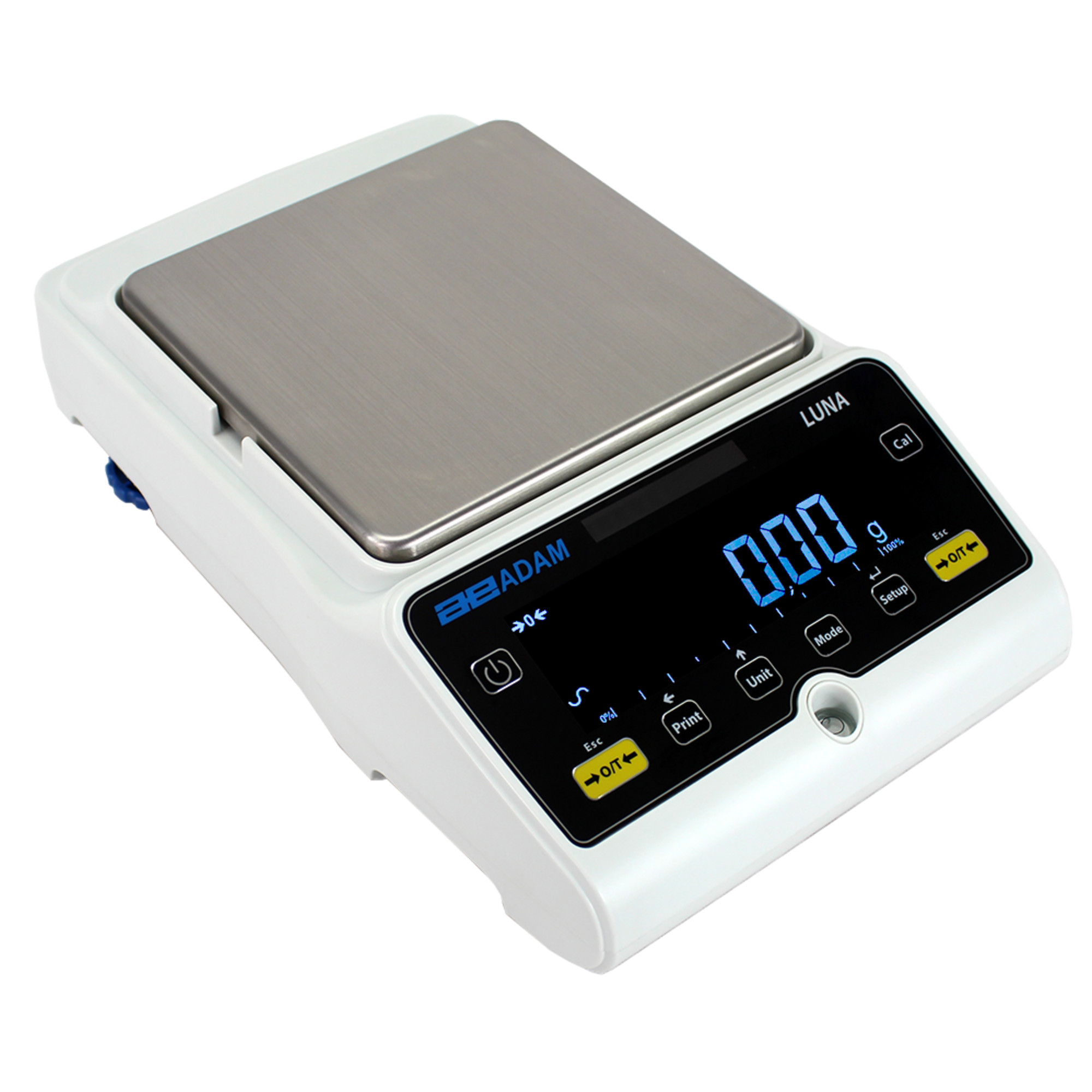 Adam Equipment, Luna Precision Balance 4600g x 0.01g, Platform Length 7.3 in, Platform Width 7.3 in, Model LTB 4602E