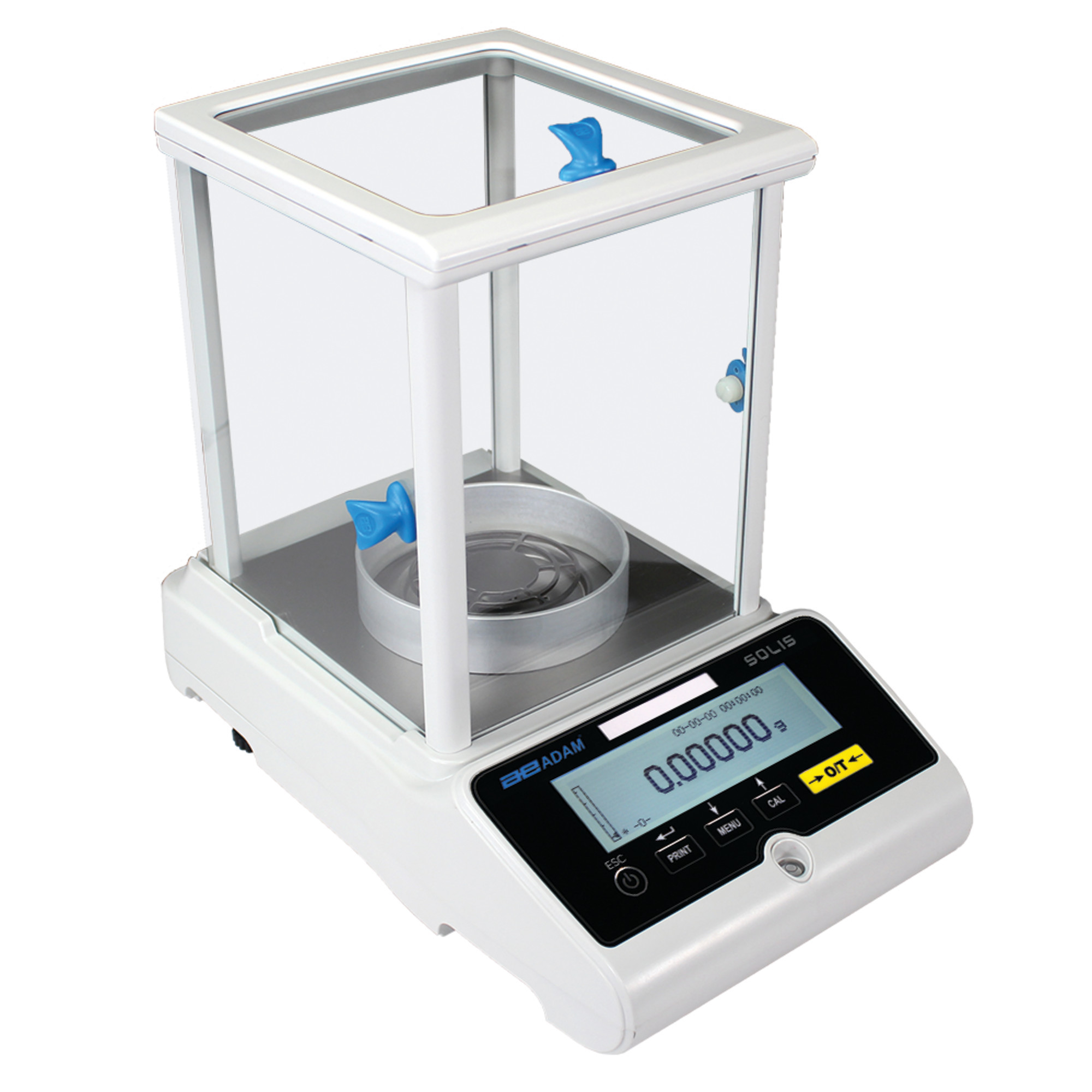 Adam Equipment, Solis Semi-Micro Balance 62g / 120g x 0.01mg/ 0.1mg, Platform Width 3.1 in, Model SAB 125I