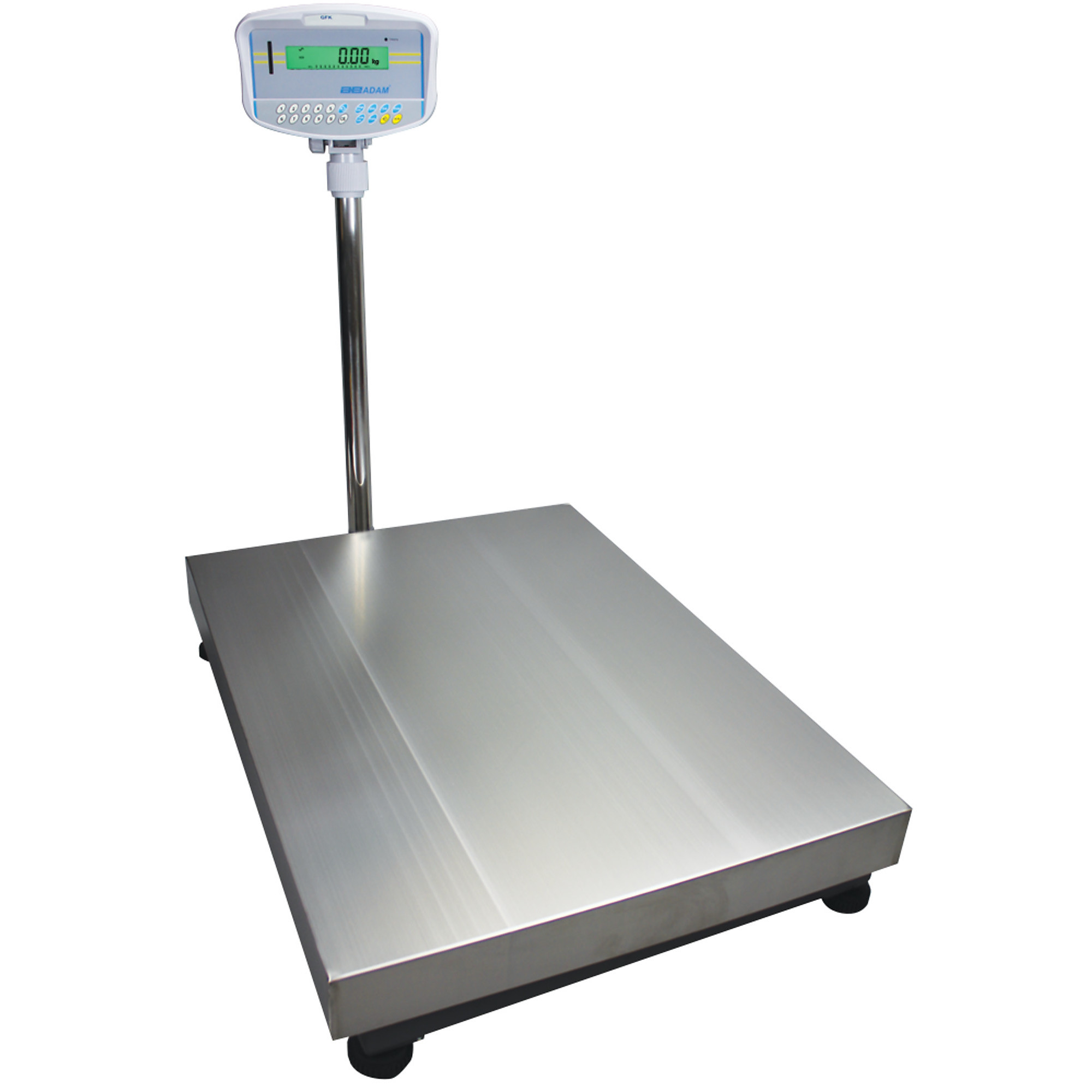 Adam Equipment, GFK Floor Checkweighing Scale 60kg x 0.01kg, Capacity 150 lb, Platform Length 19.7 in, Platform Width 15.7 in, Model GFK 150AM