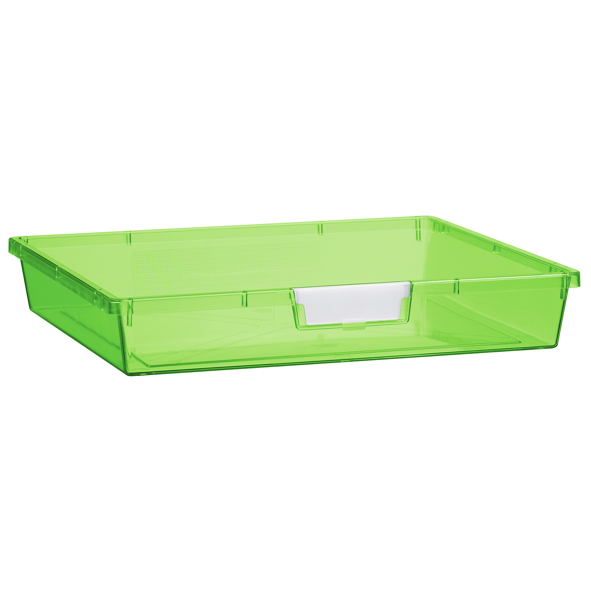 Certwood StorWerks, Wide Line Tray 3Inch in Neon Green - 3 Pack, Included (qty.) 3, Material Plastic, Height 12 in, Model CE1956FG1
