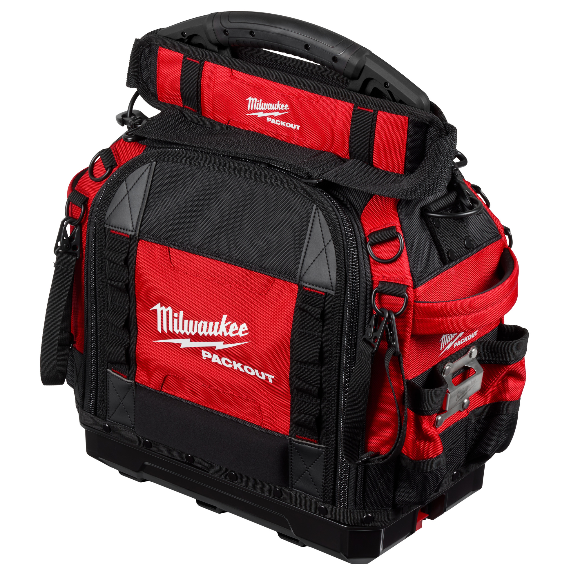 Milwaukee, PACKOUT 15Inch Structured Tool Bag, Color Red, Pockets (qty.) 65 Material Other, Model 48-22-8316