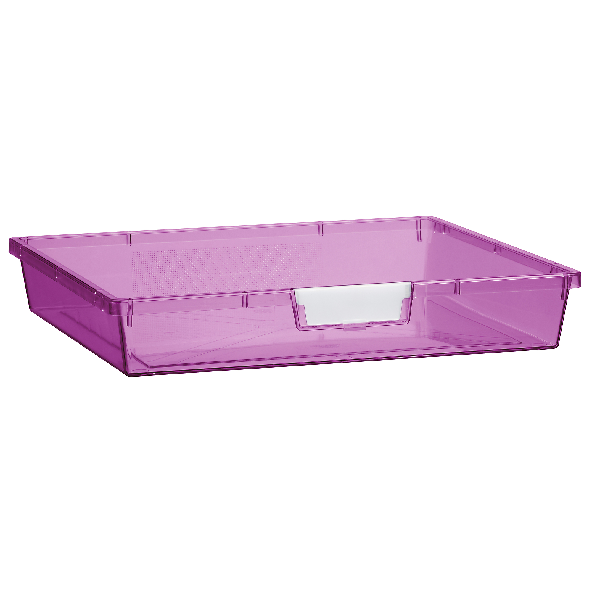 Certwood StorWerks, Wide Line Tray 3Inch in Tinted Purple - 3 Pack, Included (qty.) 3, Material Plastic, Height 12 in, Model CE1956TP3
