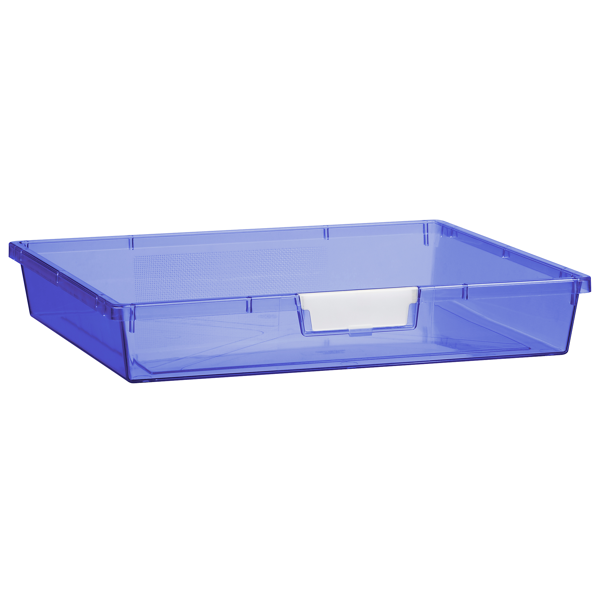 Certwood StorWerks, Wide Line Tray 3Inch in Tinted Blue - 3 Pack, Included (qty.) 3, Material Plastic, Height 12 in, Model CE1956TB3