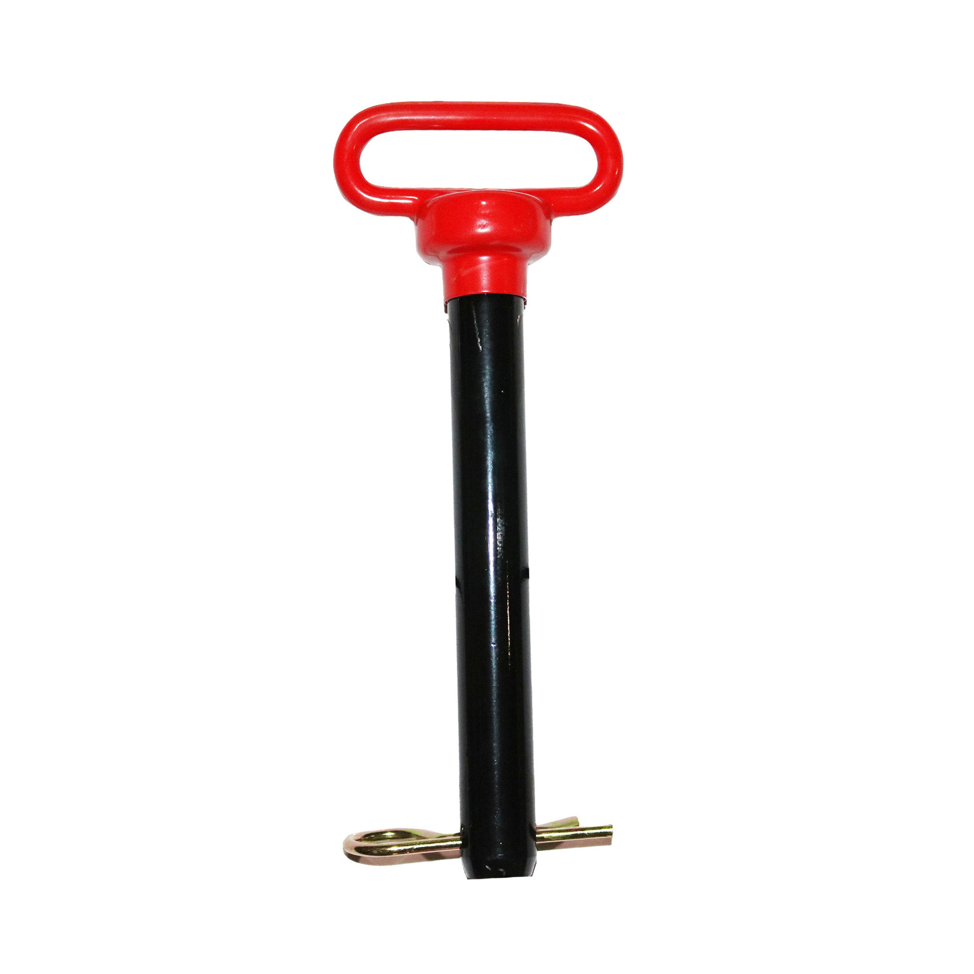 Braber Equipment, Grade 5 Forged Hitch Pin 1-1/8Inch Diameter, Usable Length 8.5 in, Model 707HPR
