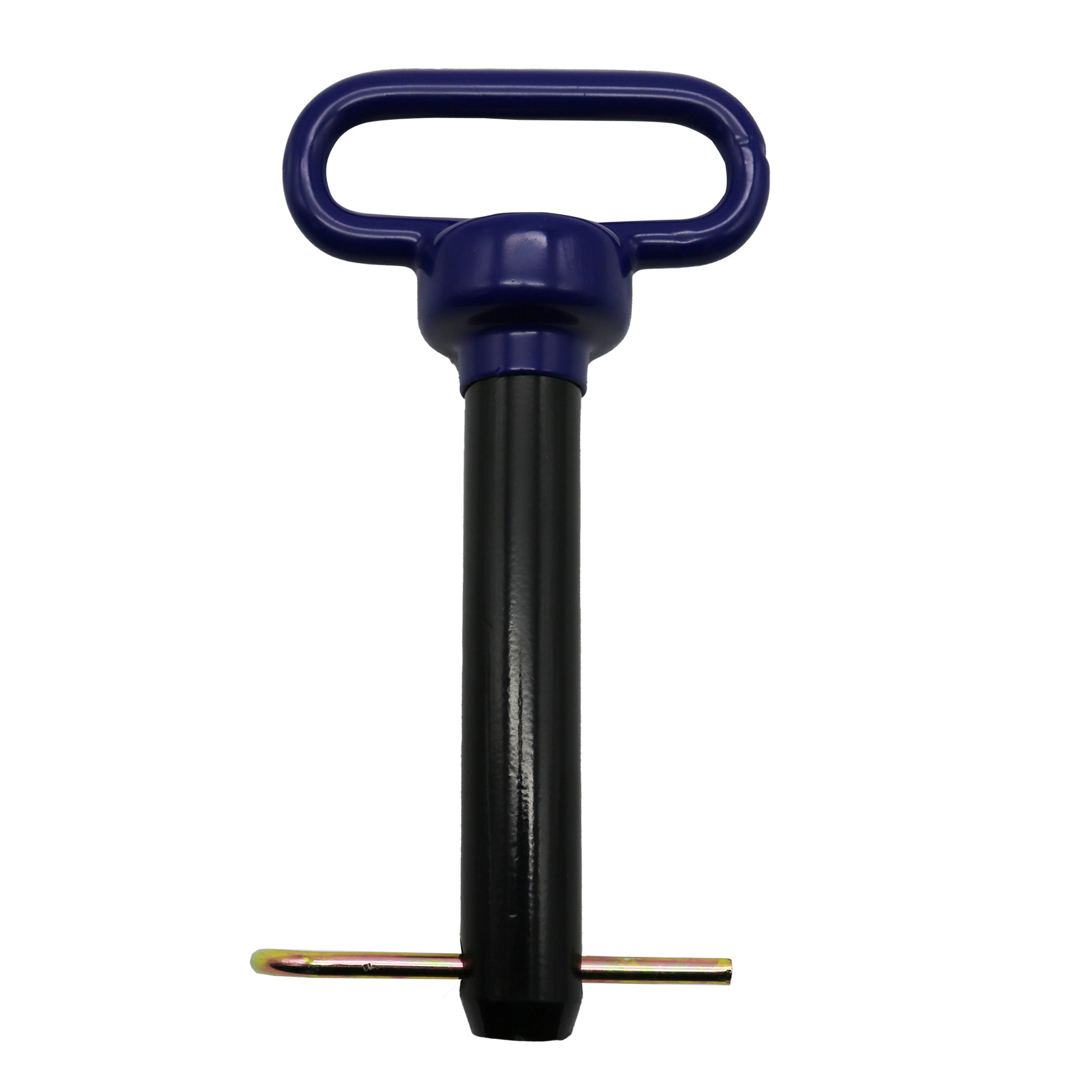 Braber Equipment, Grade 8 Forged Hitch Pin, 1Inch Diameter, Usable Length 4.75 in, Model 714HPBLU