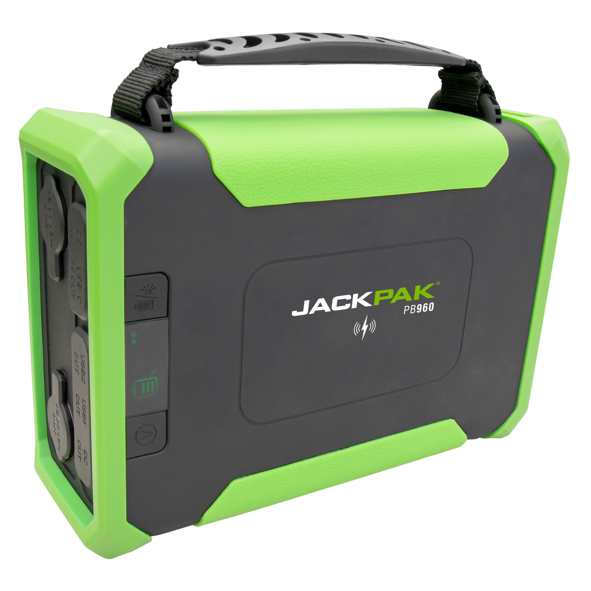 JackPak, PB960 is a high-capacity power bank, Amps 5 Volts Multi, Model PB960