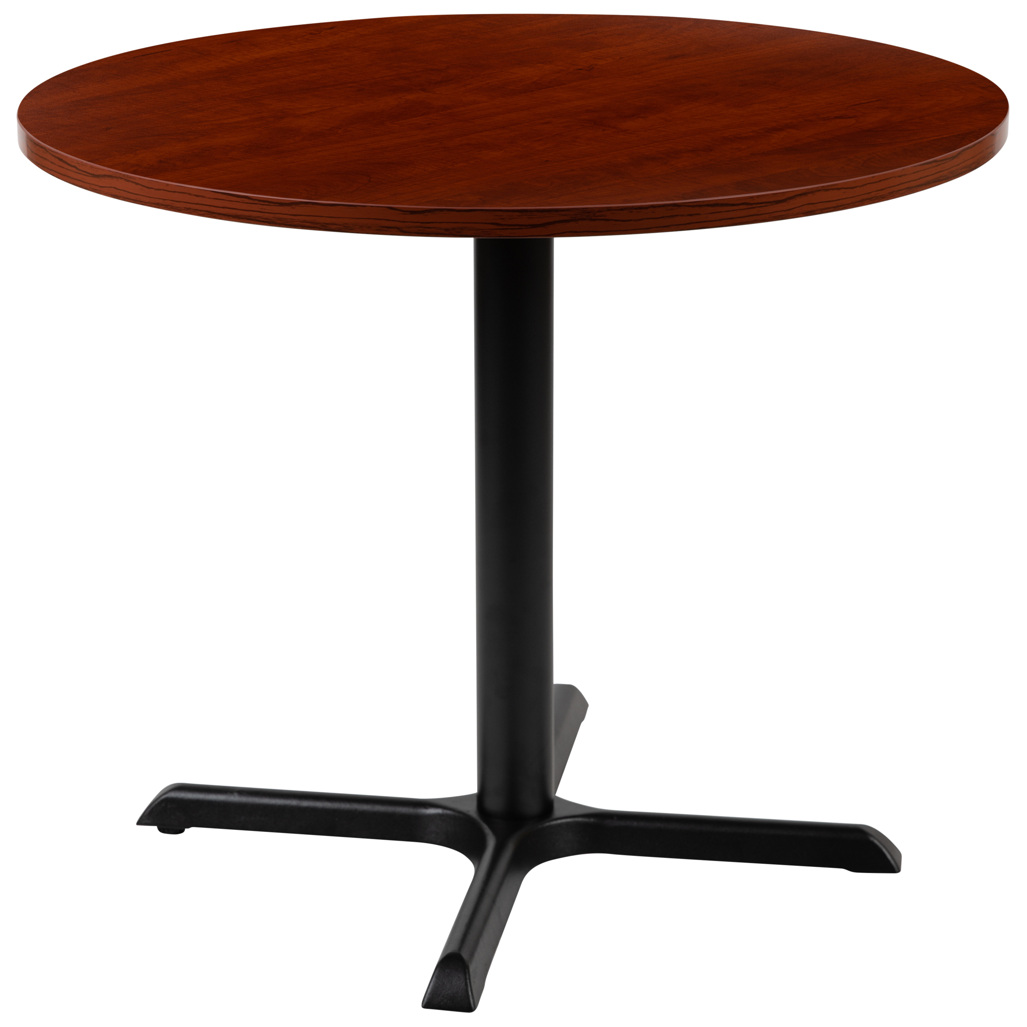 Flash Furniture, 36Inch Round Conference Table in Cherry, Height 30 in, Width 35.5 in, Length 35.5 in, Model GCMBLK15CHR