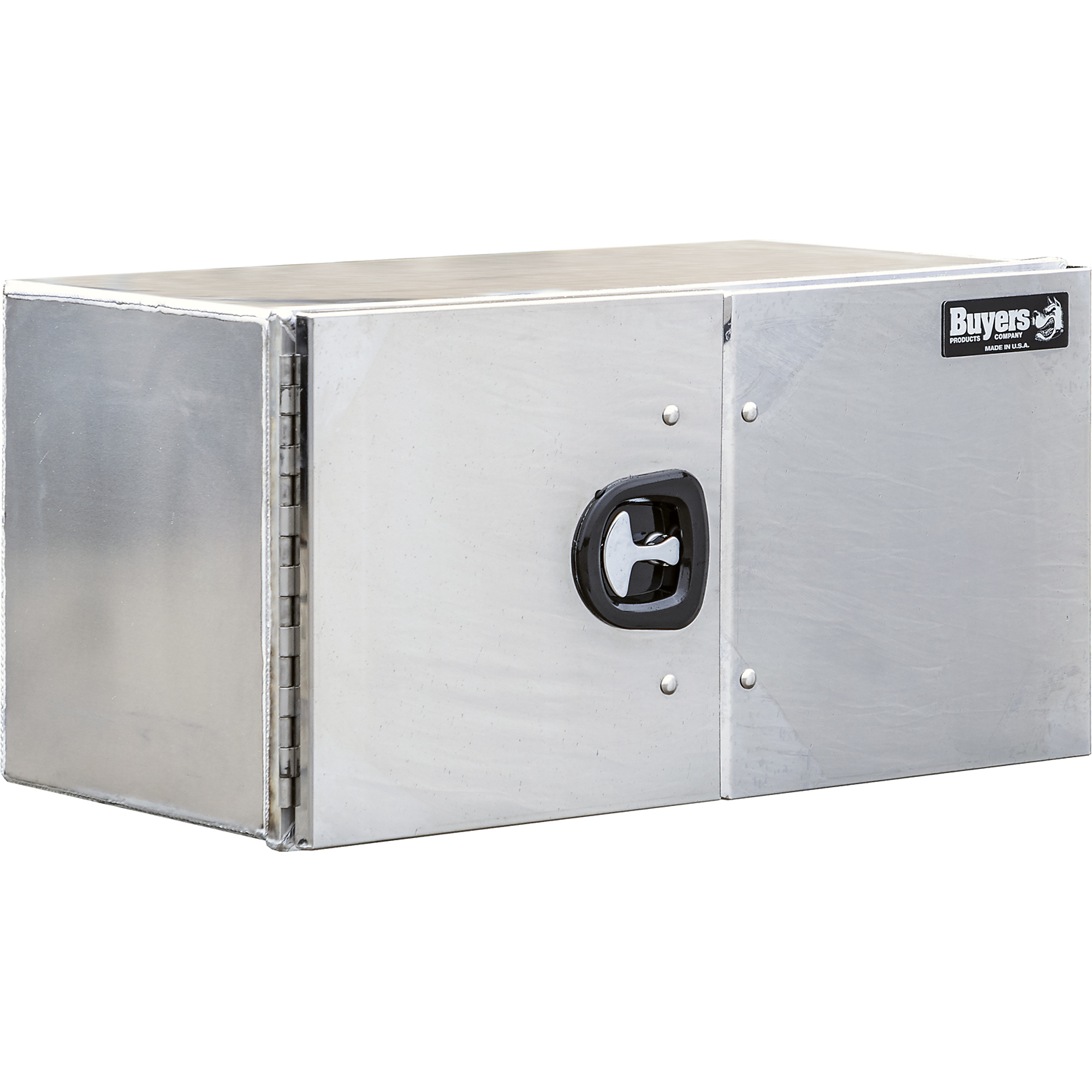 Buyers Products, 18x18x36 Aluminum Barn Door Underbody Truck Box, Width 18 in, Material Aluminum, Color Finish Smooth Silver, Model 1705510