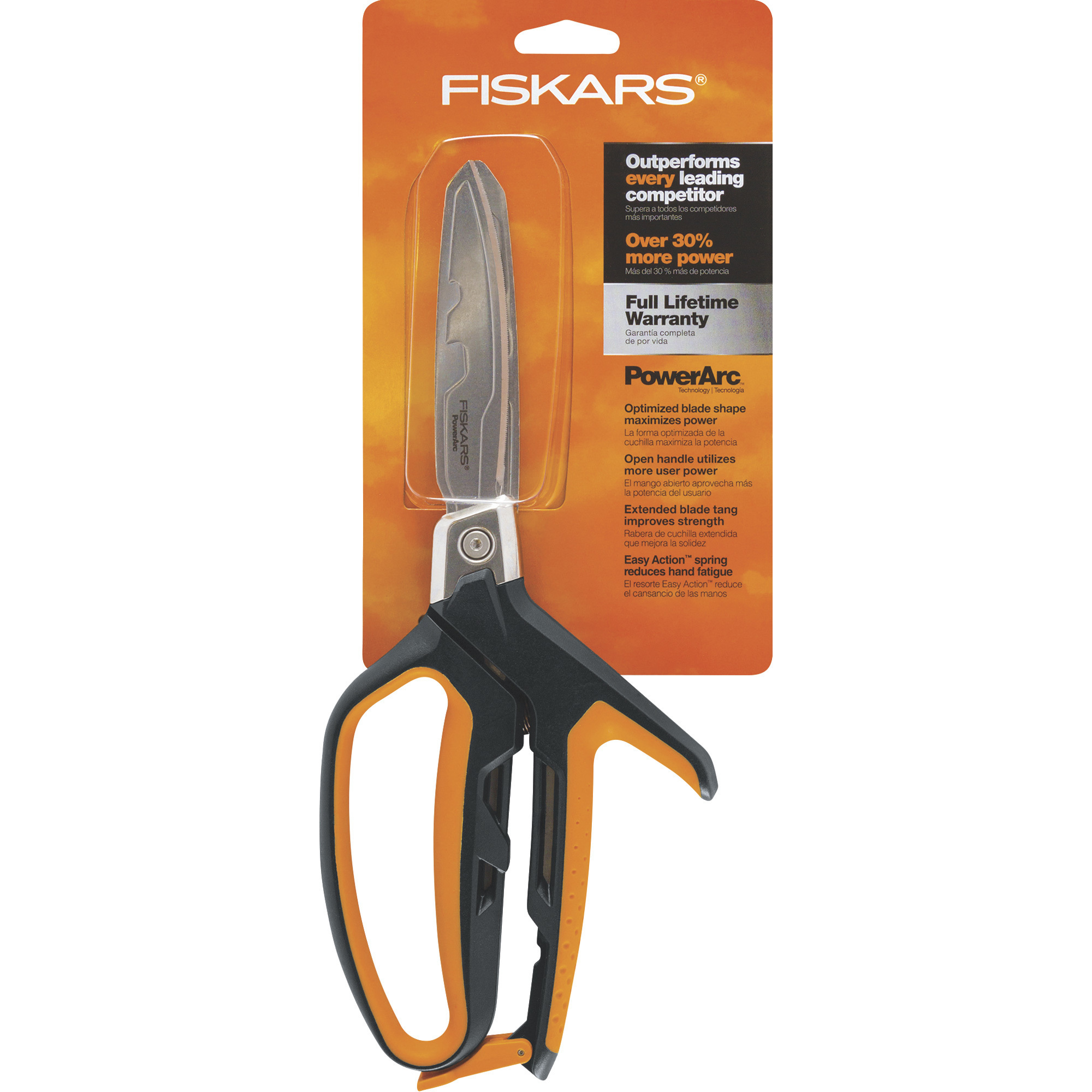 Fiskars PowerArc Serrated Shears â 10Inch Blade, Model 710160-1001