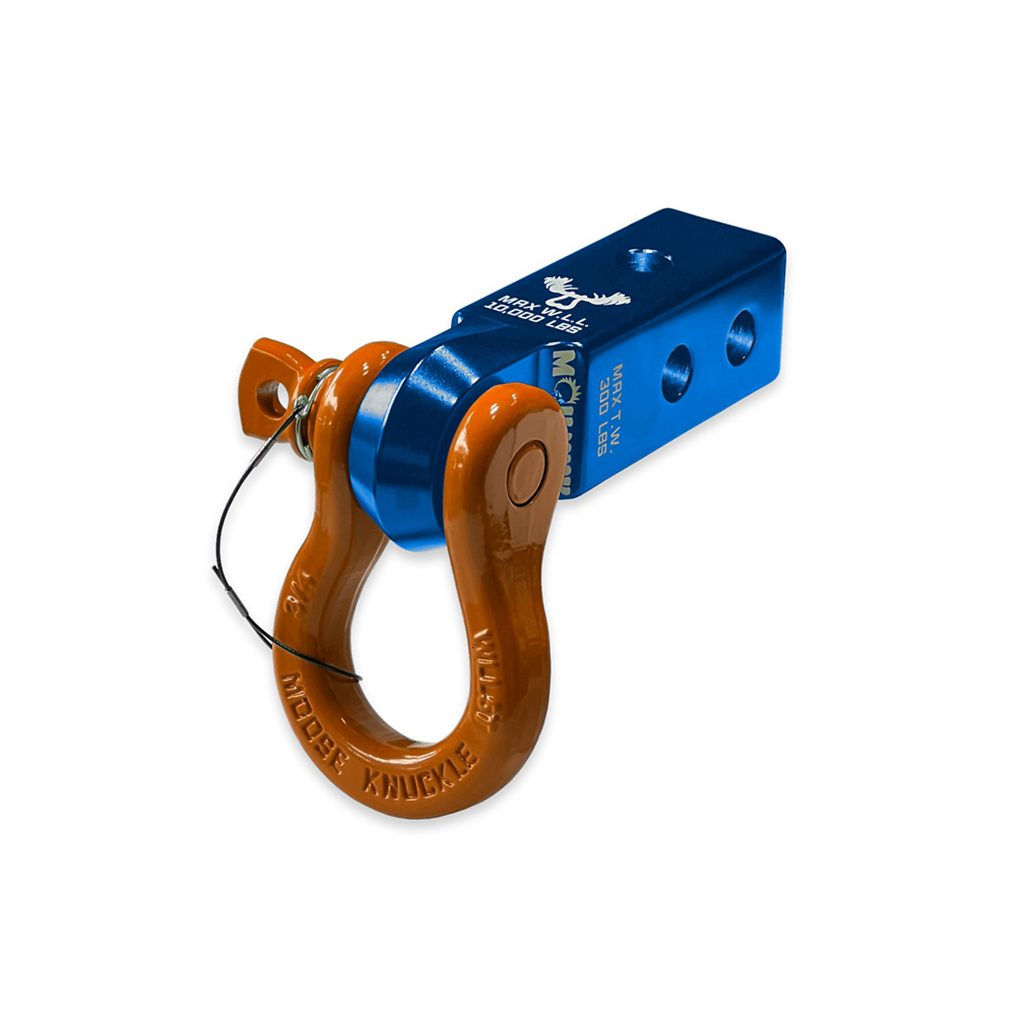 Moose Knuckle Offroad, 3/4 B'oh Spin Pin Shackle and Mohawk 2.0 Receiver Combo, Model FN000036-005