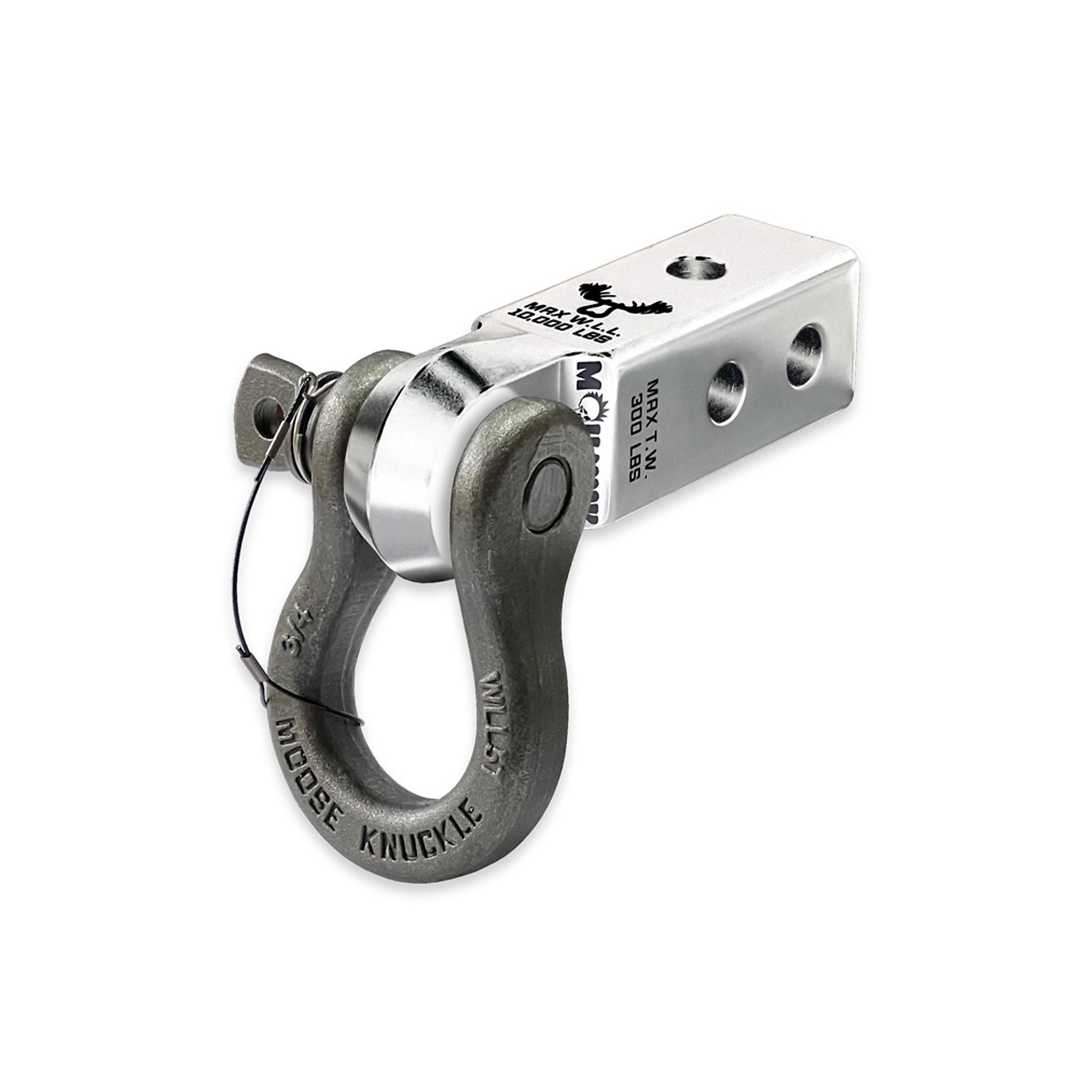 Moose Knuckle Offroad, 3/4 B'oh Spin Pin Shackle and Mohawk 2.0 Receiver Combo, Model FN000034-014