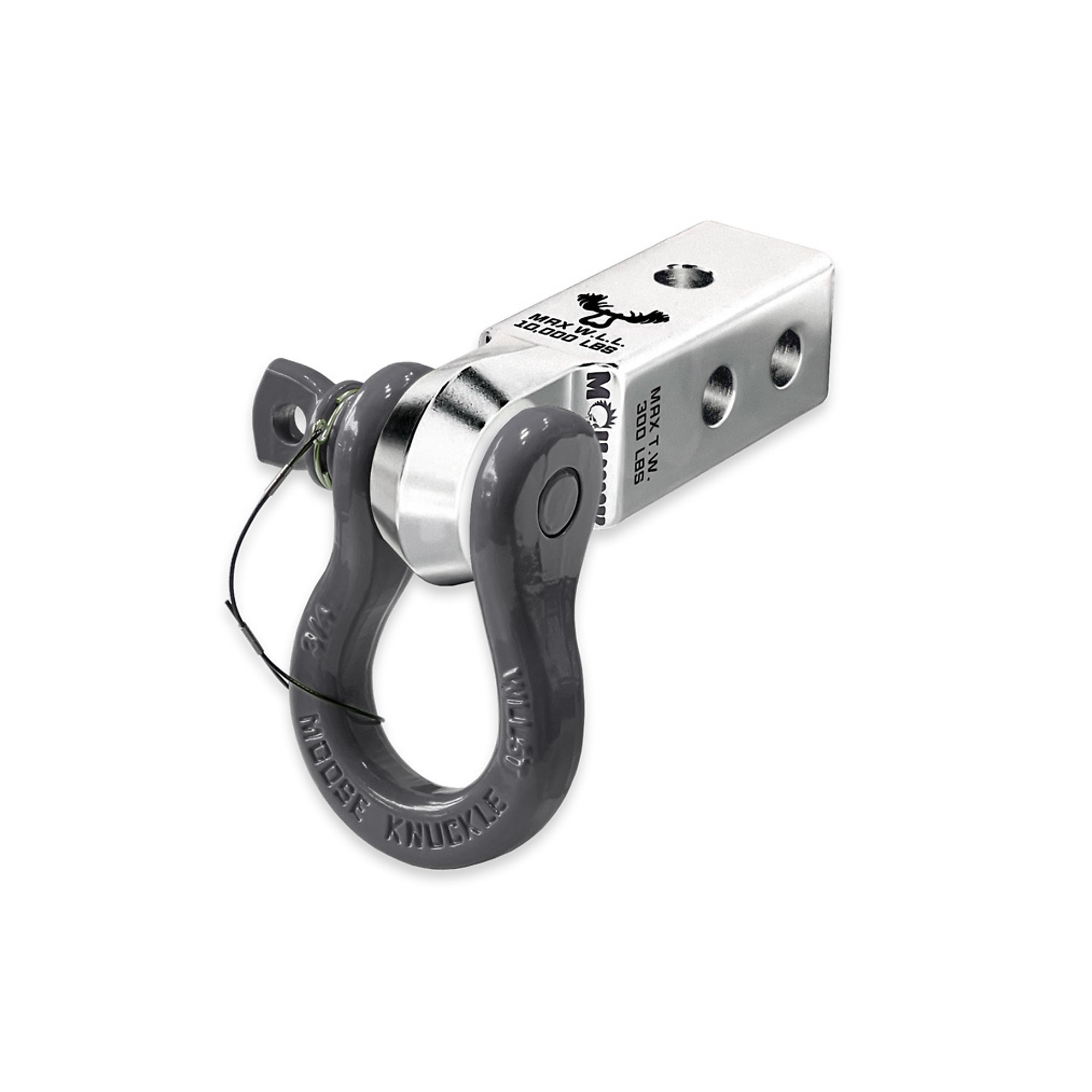 Moose Knuckle Offroad, 3/4 B'oh Spin Pin Shackle and Mohawk 2.0 Receiver Combo, Model FN000034-010