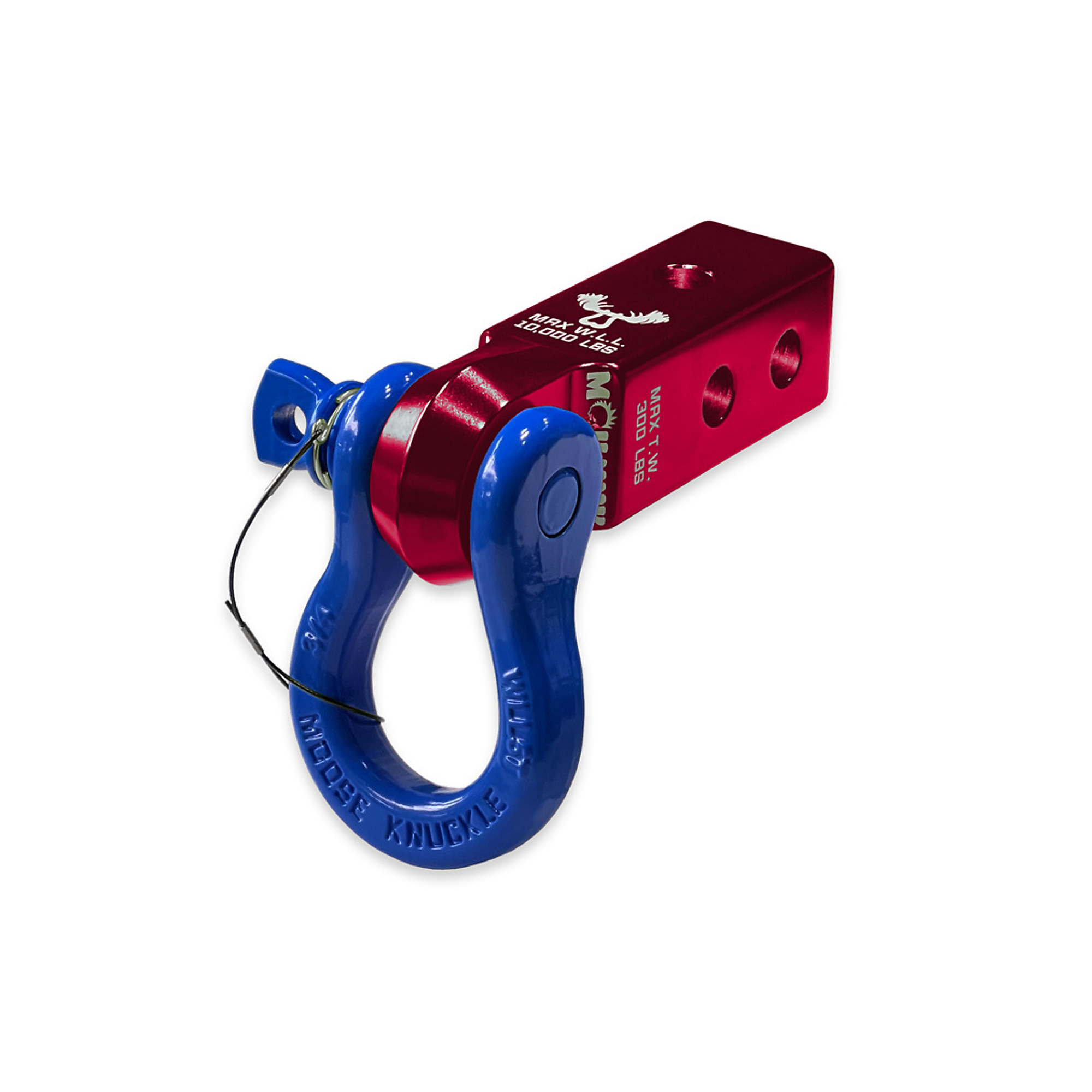 Moose Knuckle Offroad, 3/4 B'oh Spin Pin Shackle and Mohawk 2.0 Receiver Combo, Model FN000035-002