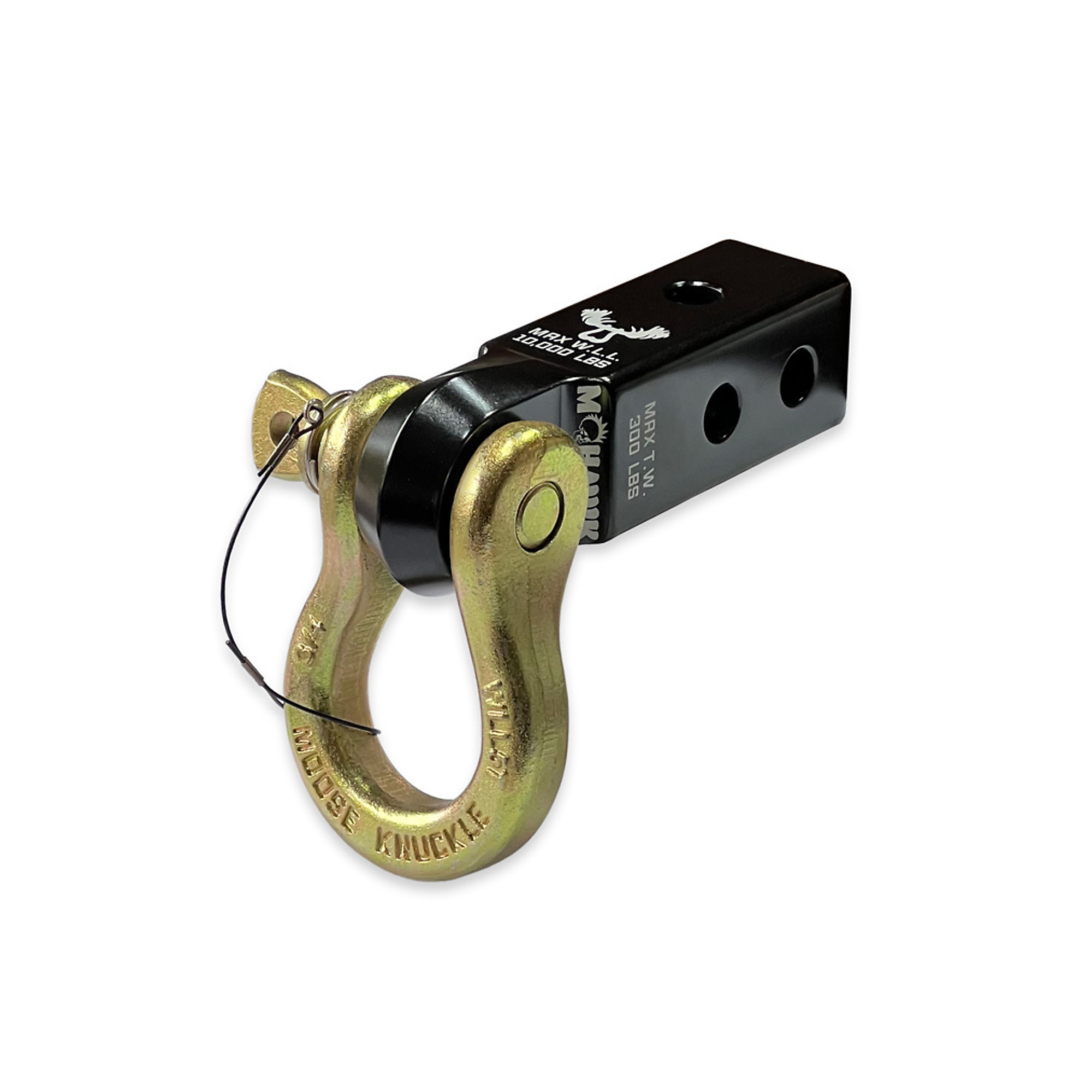 Moose Knuckle Offroad, 3/4 B'oh Spin Pin Shackle and Mohawk 2.0 Receiver Combo, Model FN000033-013