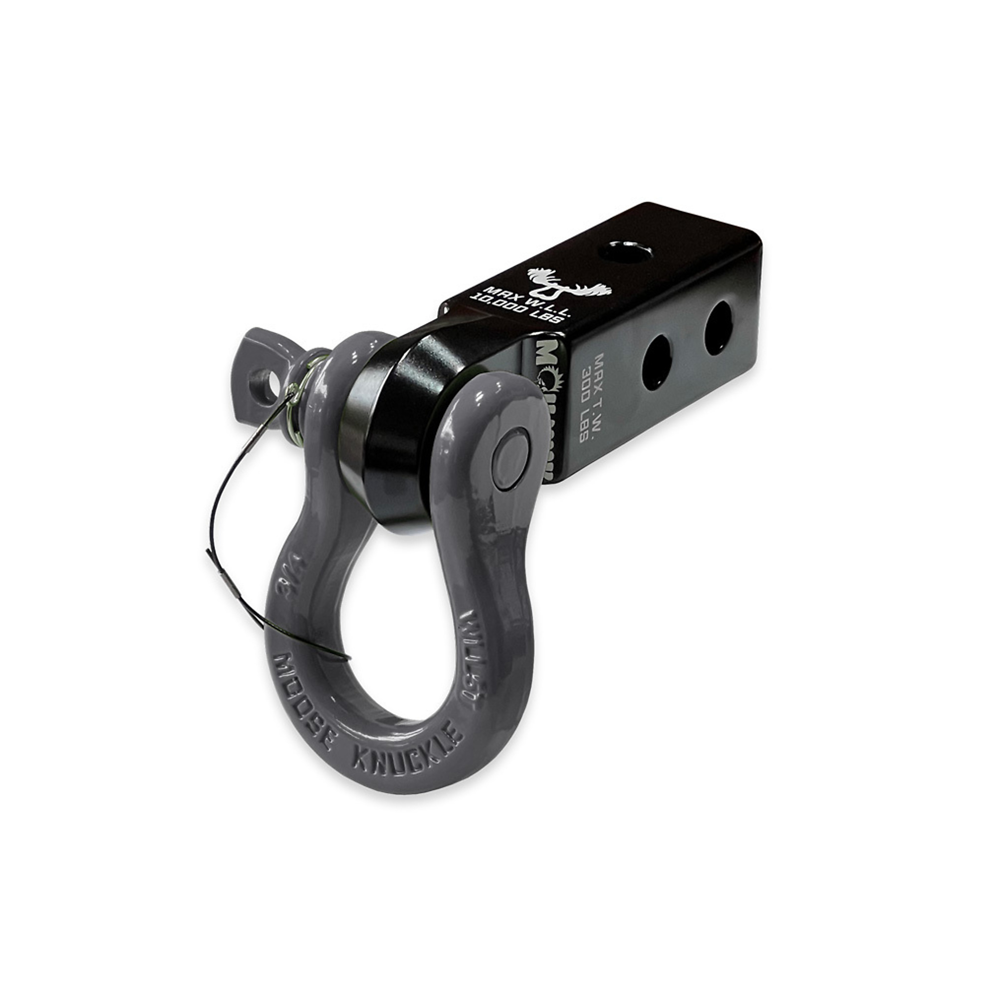 Moose Knuckle Offroad, 3/4 B'oh Spin Pin Shackle and Mohawk 2.0 Receiver Combo, Model FN000033-010