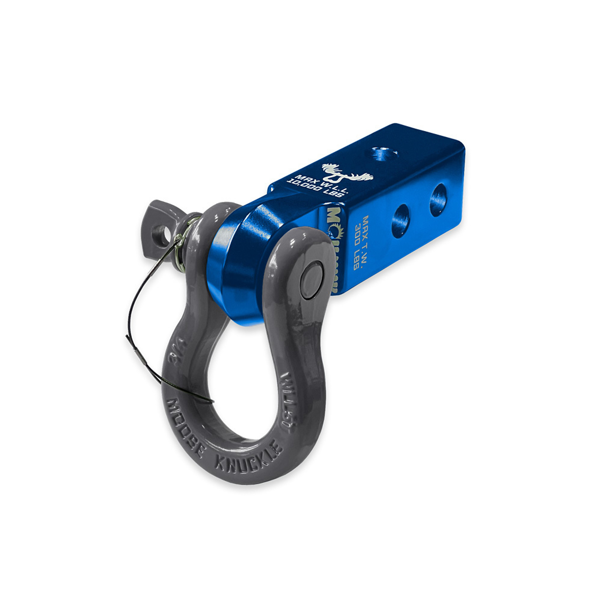 Moose Knuckle Offroad, 3/4 B'oh Spin Pin Shackle and Mohawk 2.0 Receiver Combo, Model FN000036-010