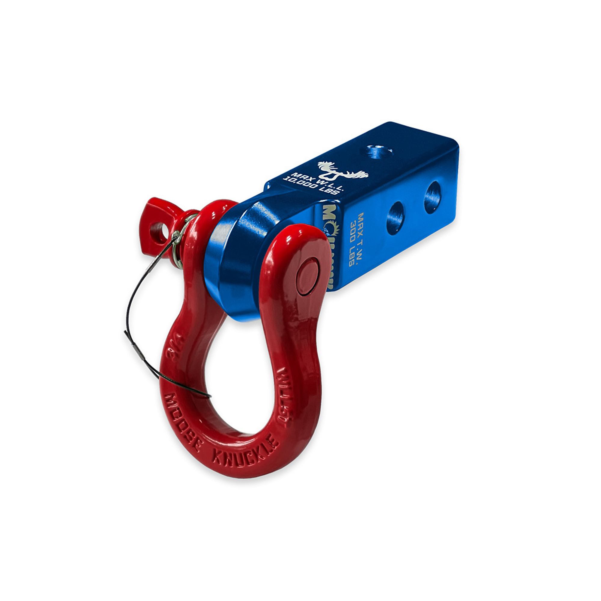 Moose Knuckle Offroad, 3/4 B'oh Spin Pin Shackle and Mohawk 2.0 Receiver Combo, Model FN000036-006