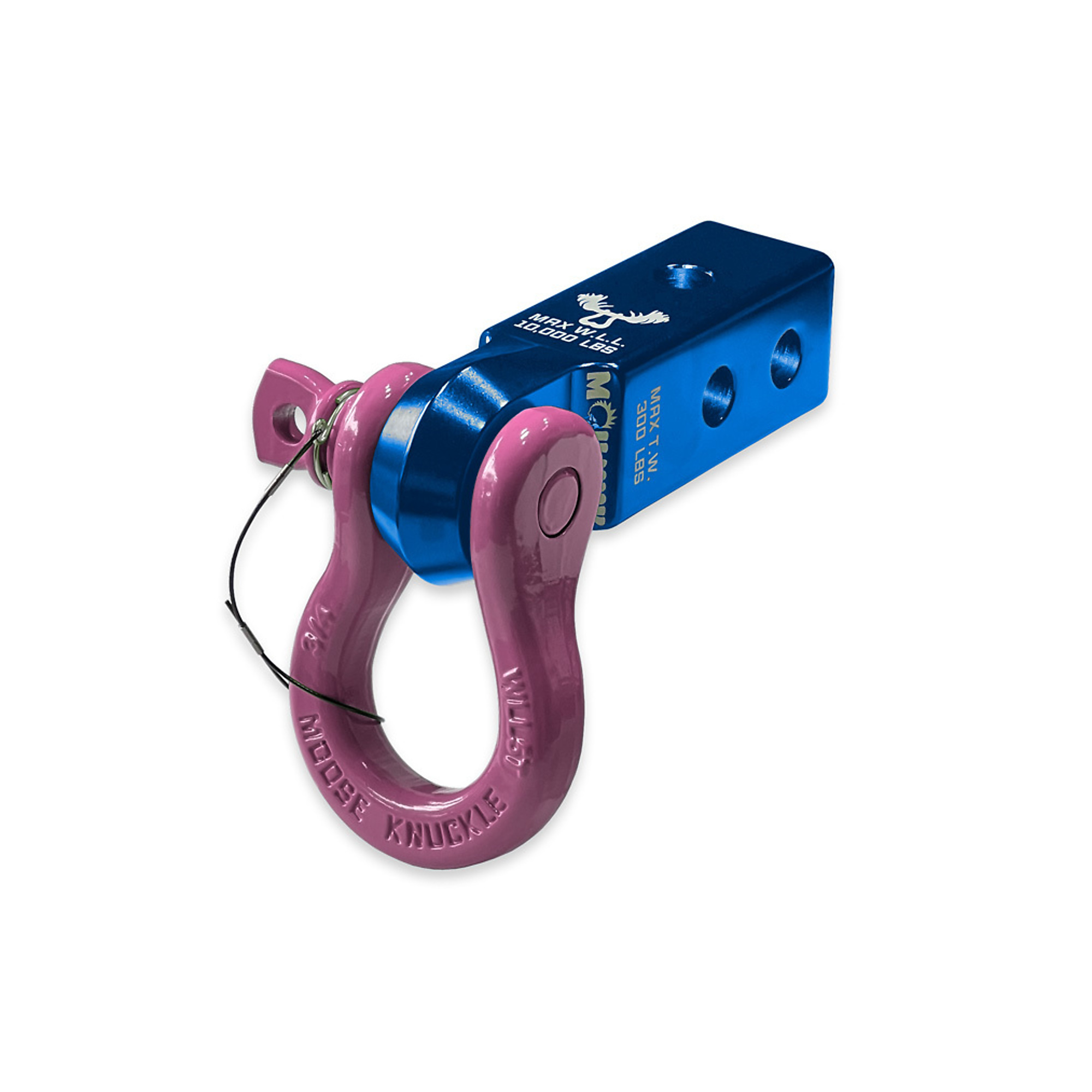 Moose Knuckle Offroad, 3/4 B'oh Spin Pin Shackle and Mohawk 2.0 Receiver Combo, Model FN000036-007