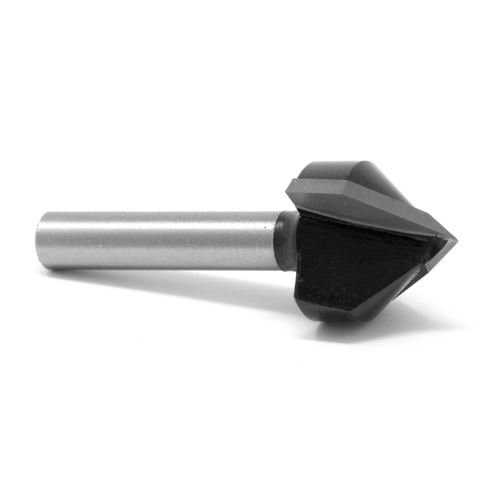 WEN, 3/4Inch V-Groove Carbide-Tipped Router Bit, Shank Size 1/4 in, Bit Diameter 3/4 in, Model RB304VG