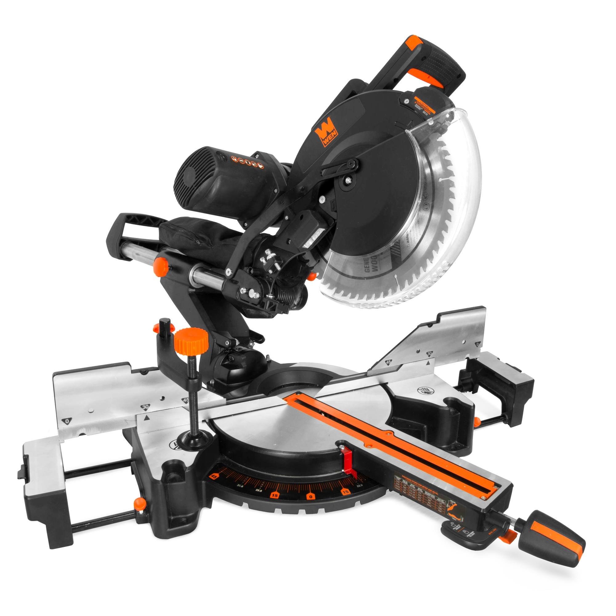 WEN, Dual Bevel Miter Saw with Laser, Max. Speed 3800 rpm, Model MM1214T