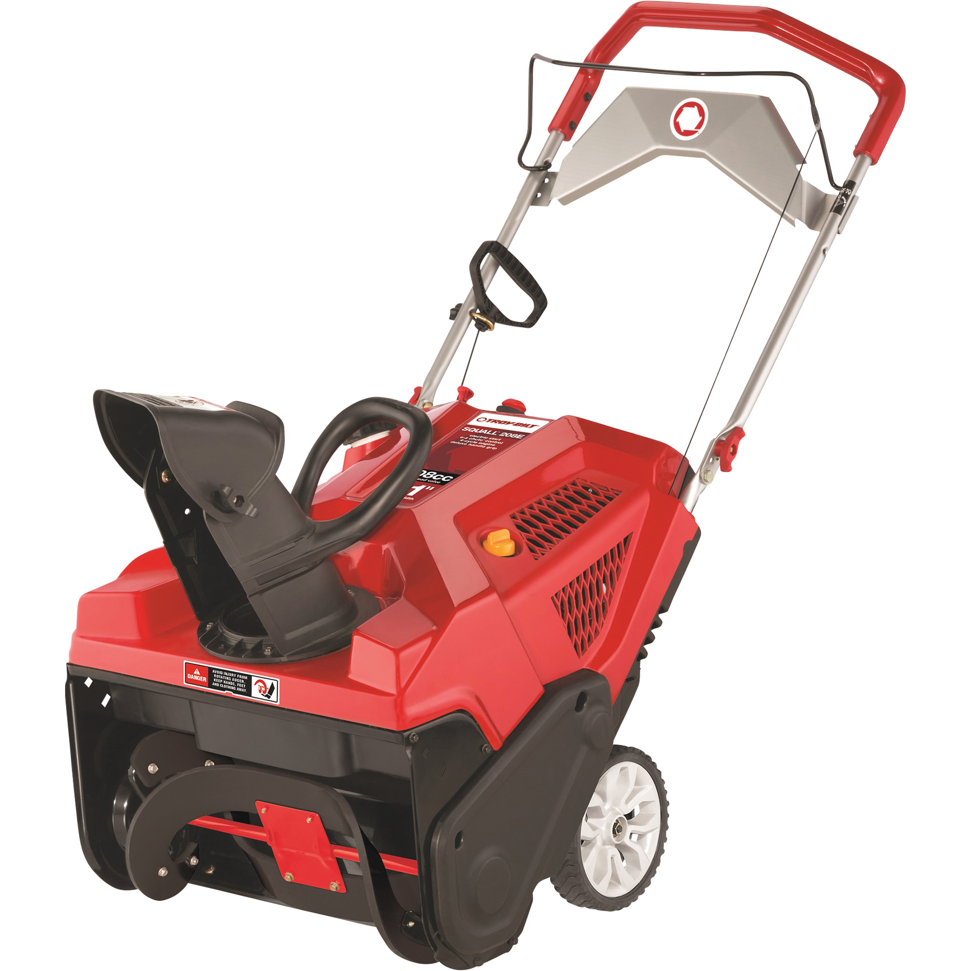 Troy-Bilt Squall 208E Single-Stage Electric-Start Snow Blower — 21Inch, 208cc Engine, Model 31AS2T7B766 -  31AS2T7G766