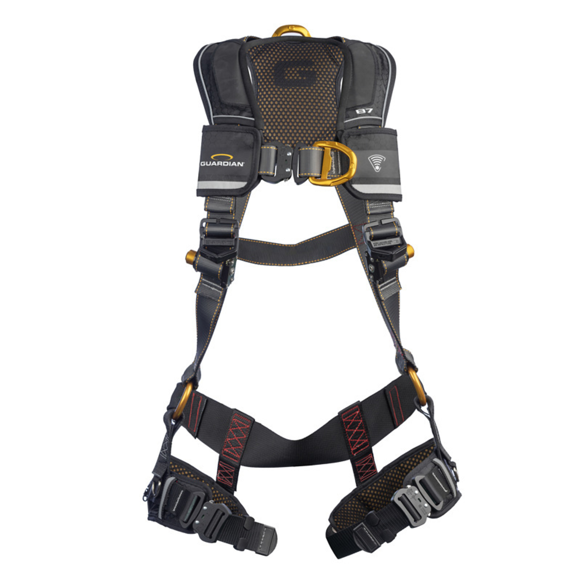 Guardian, B7 Comfort Harness, XS, Sternal D-Ring, QC Leg, Weight Capacity 420 lb, Harness Size XS, Model 3740012