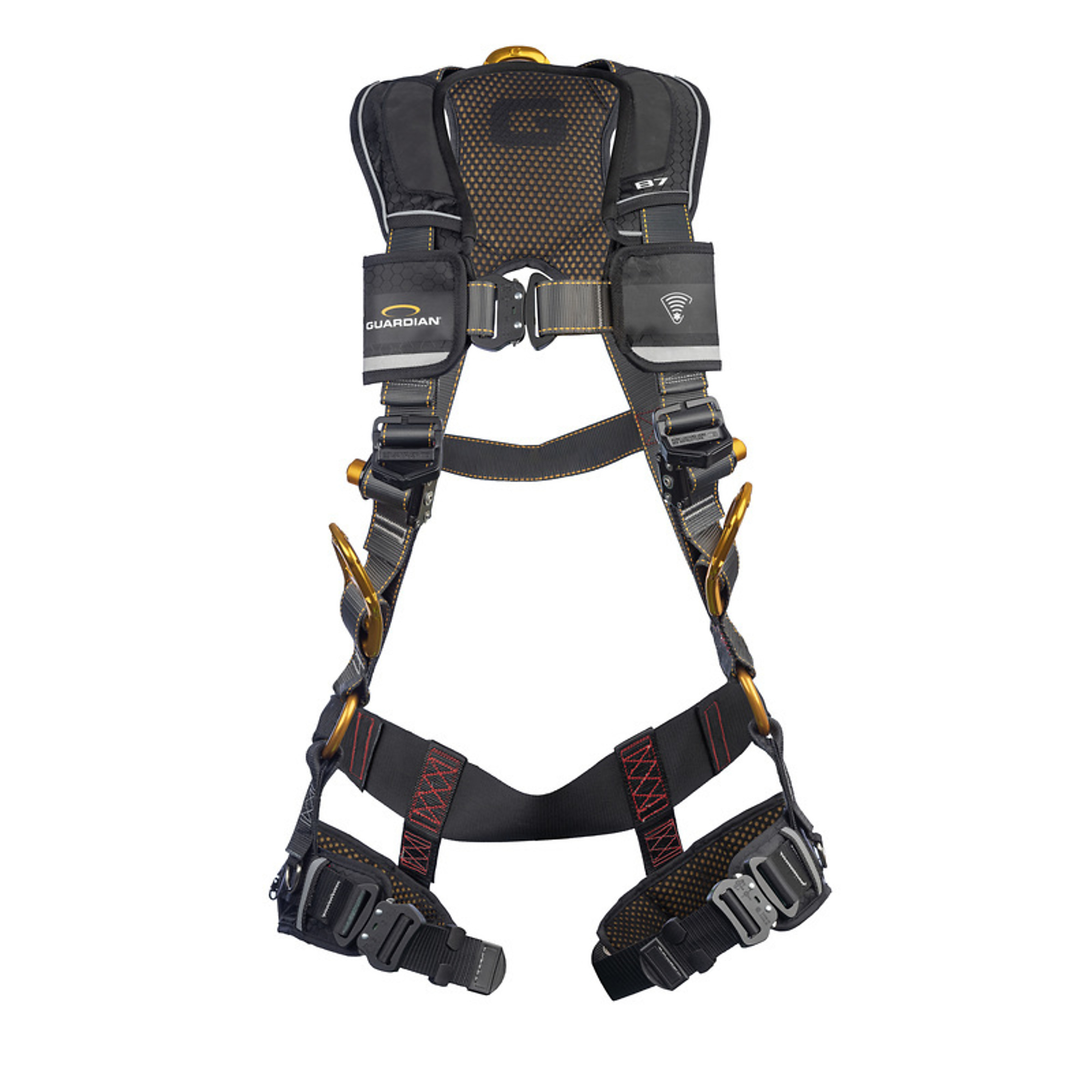 Guardian, B7 Harness, M, Hip D-Ring, QC Chest/QC Leg, Weight Capacity 420 lb, Harness Size M, Model 3740038