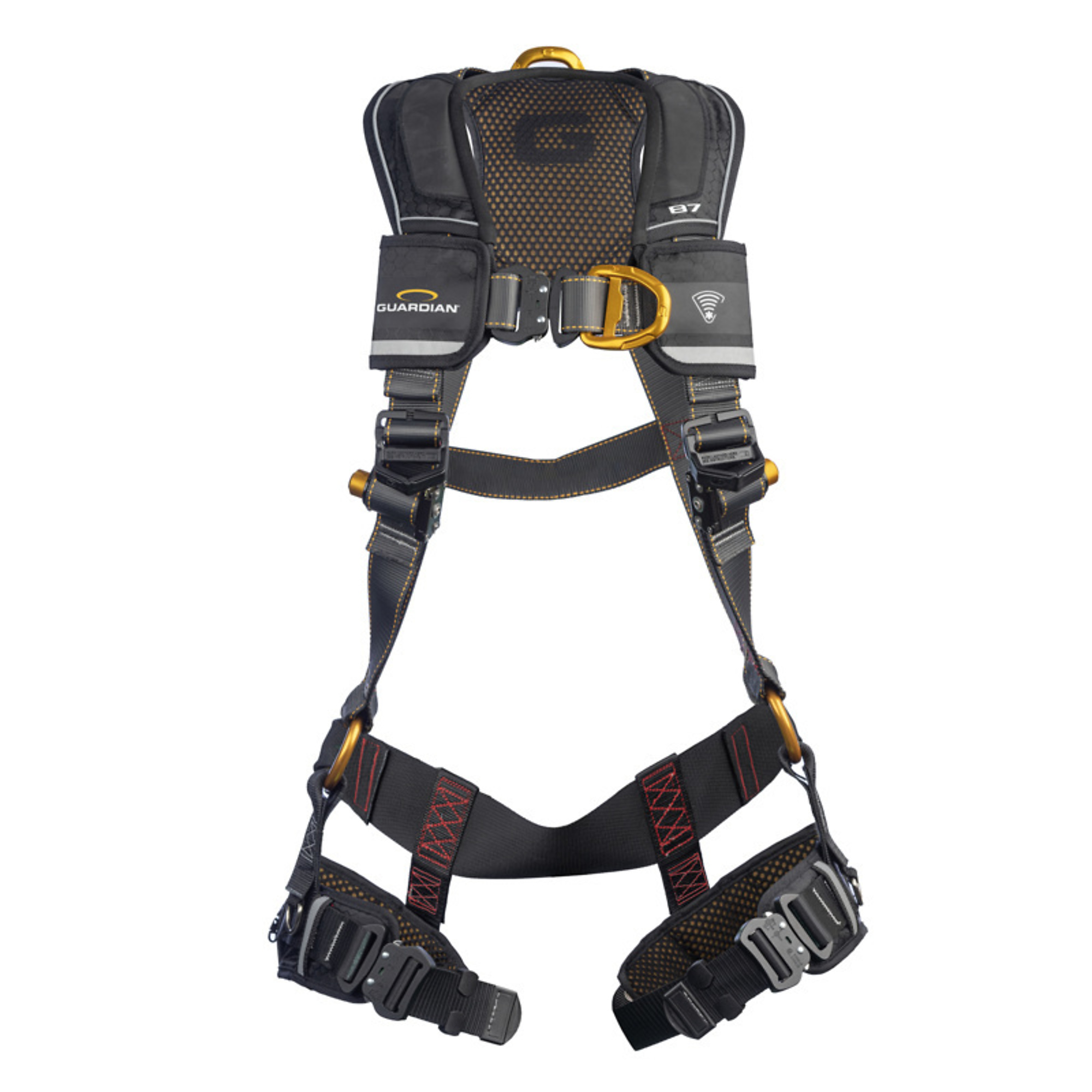 Guardian, B7 Comfort Harness, XL, Sternal D-Ring, QC Leg, Weight Capacity 420 lb, Harness Size XL, Model 3740016