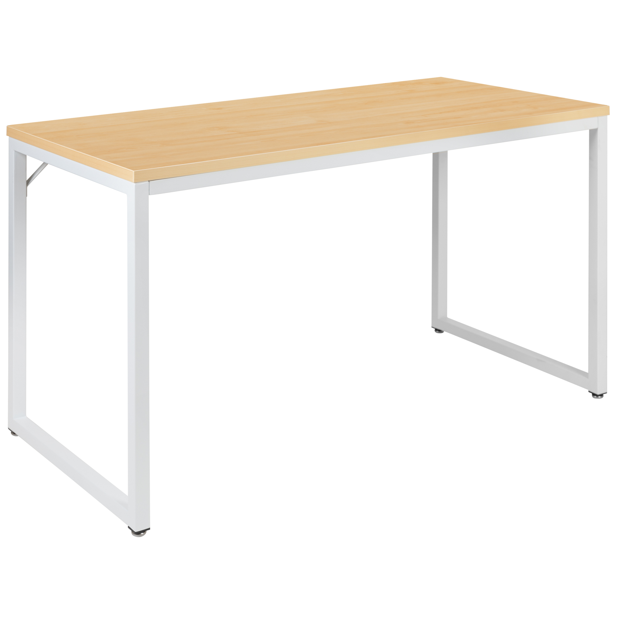 Flash Furniture, 47Inch L Commercial Industrial Office Desk in Maple, Width 47.25 in, Height 29.5 in, Depth 23.5 in, Model GCGF15612MAPWH