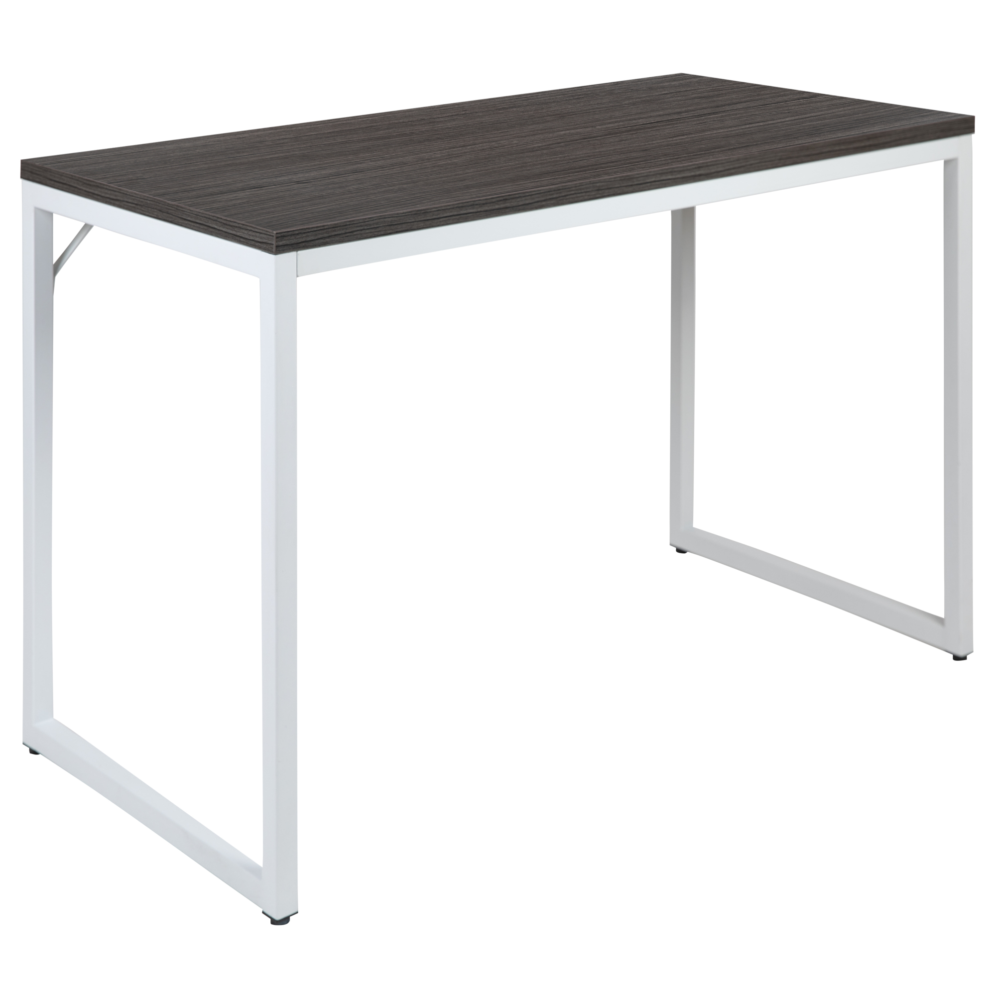 Flash Furniture, 47Inch L Commercial Industrial Office Desk-Rustic Gray, Width 47.25 in, Height 29.5 in, Depth 23.5 in, Model GCGF156W12GRY