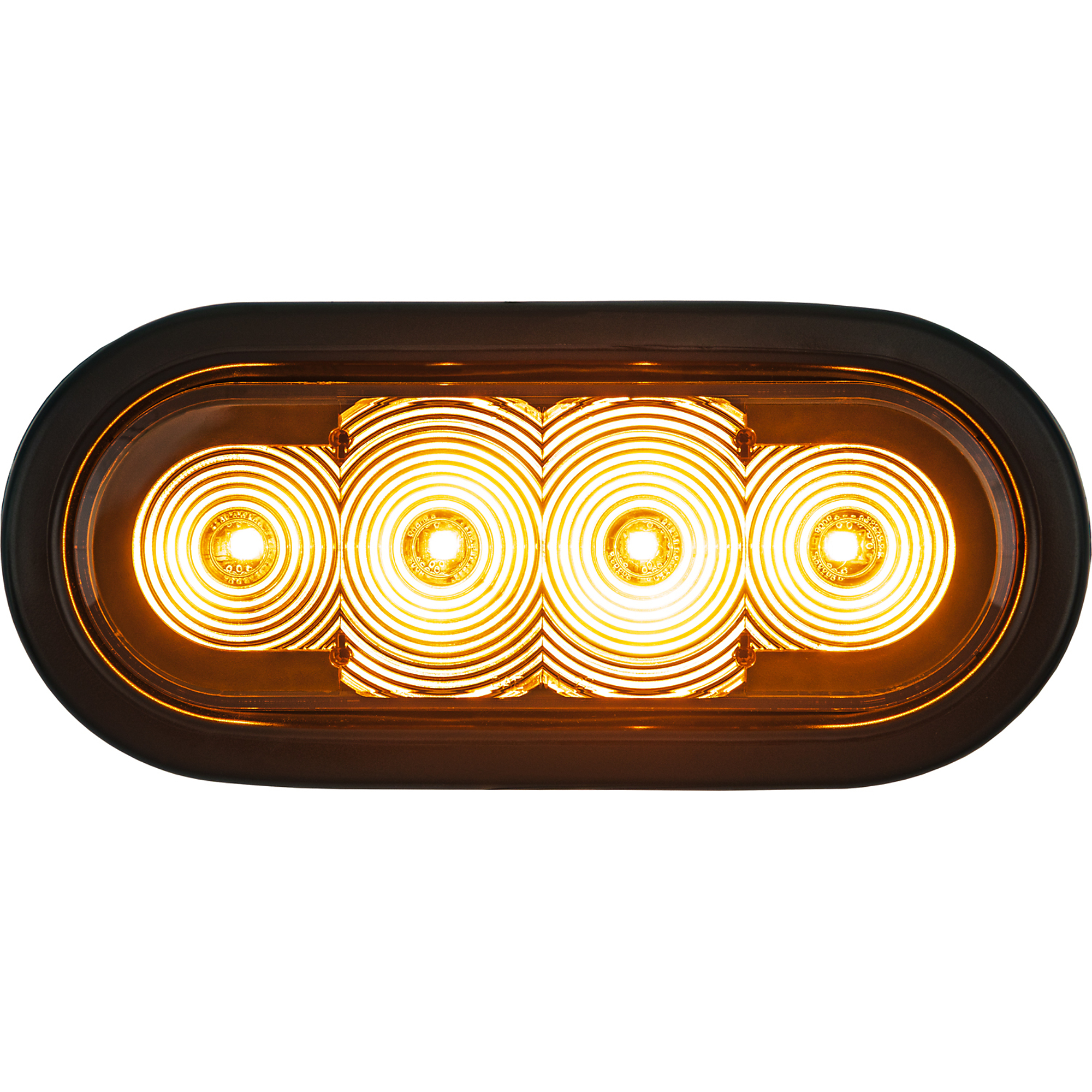 Buyers Products, 6Inch LED Oval Strobe Light w/ Amber LEDs, Light Type LED, Lens Color Amber, Included (qty.) 1 Model SL62AO