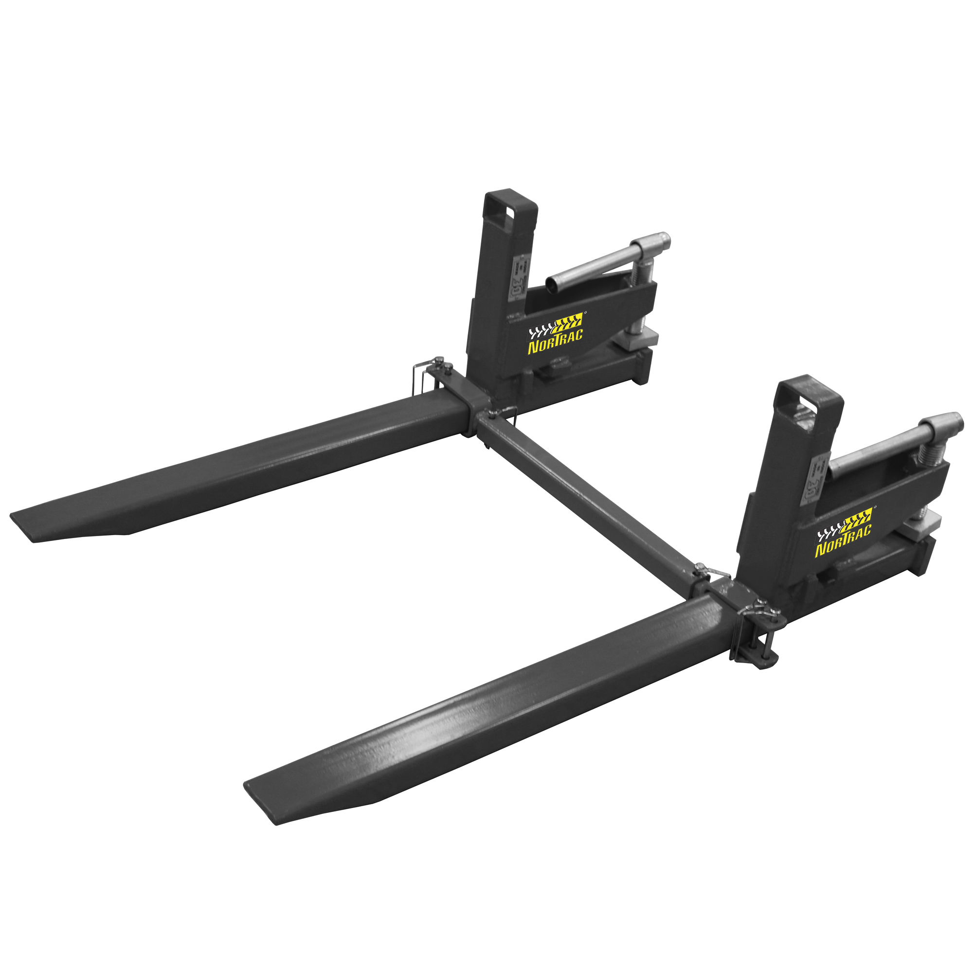 Clamp-On Pallet Forks Kit, Pair, 1000-lb. Capacity, 32Inch L, Model - NorTrac BFT1002N