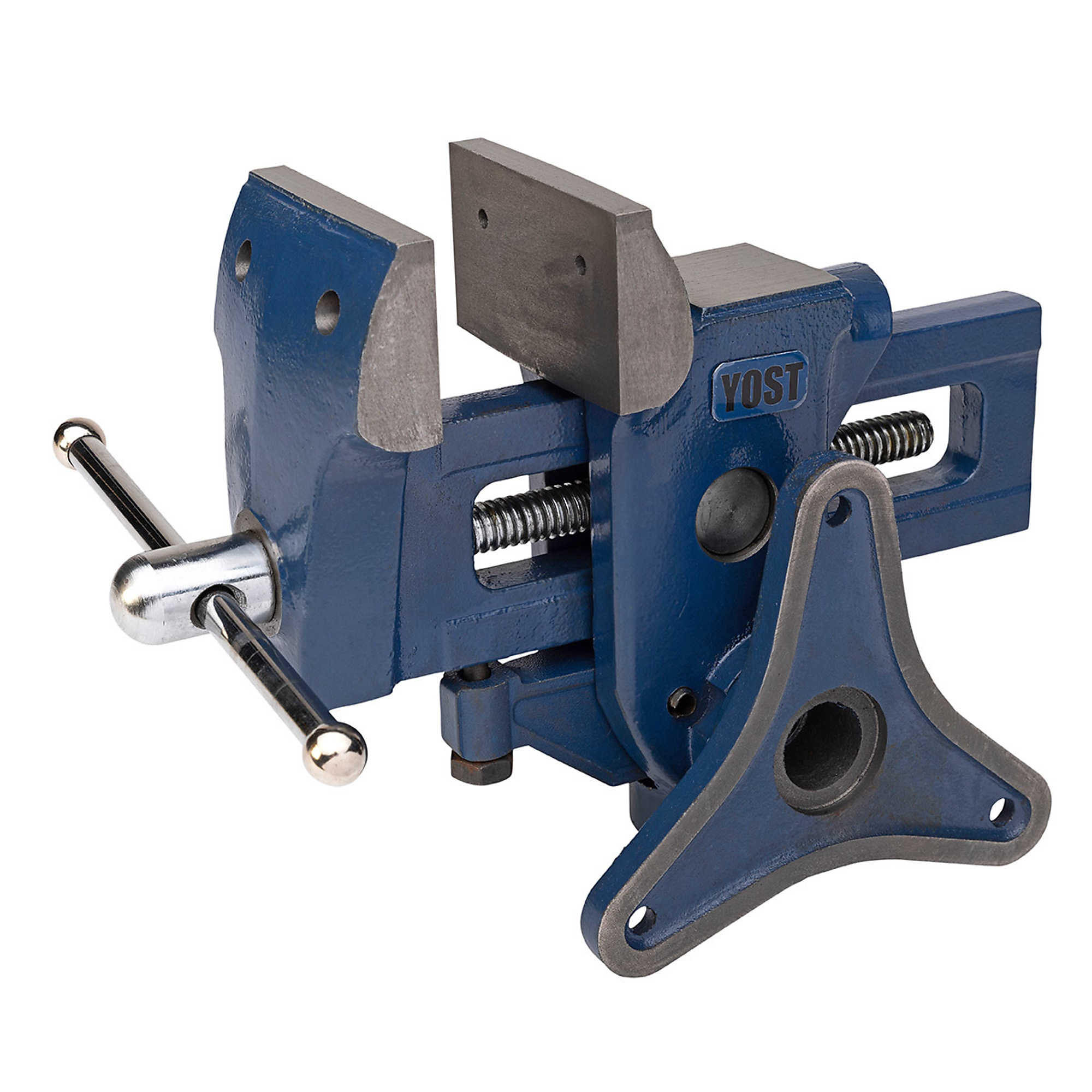 Yost Vises, 3.5Inch Multi Angle Vise, Jaw Width 3.5 in, Jaw Capacity 4.75 in, Material Iron, Model MAV-3.5