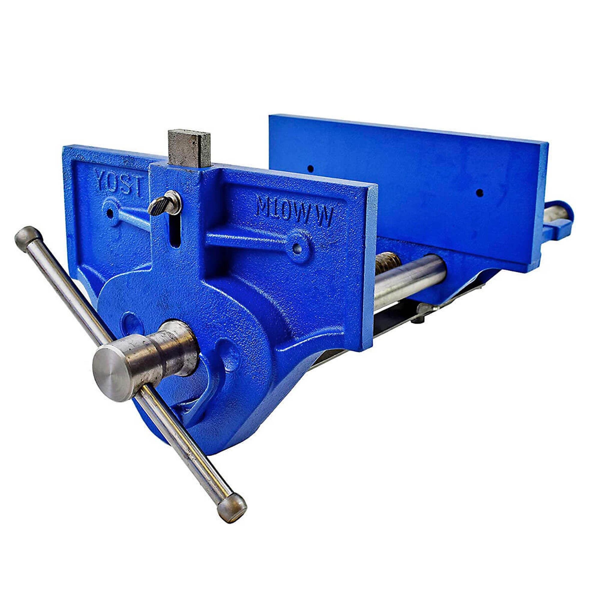 Yost Vises, 10Inch Woodworking Vise, Jaw Width 10.5 in, Jaw Capacity 14.875 in, Material Cast Iron, Model M10WW