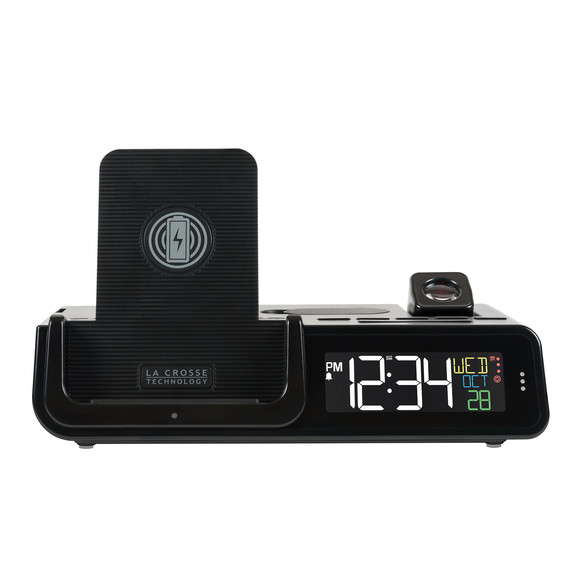 LaCrosse Technology, WATTZ 2.0 Projection Alarm Clock, Model C75709-INT